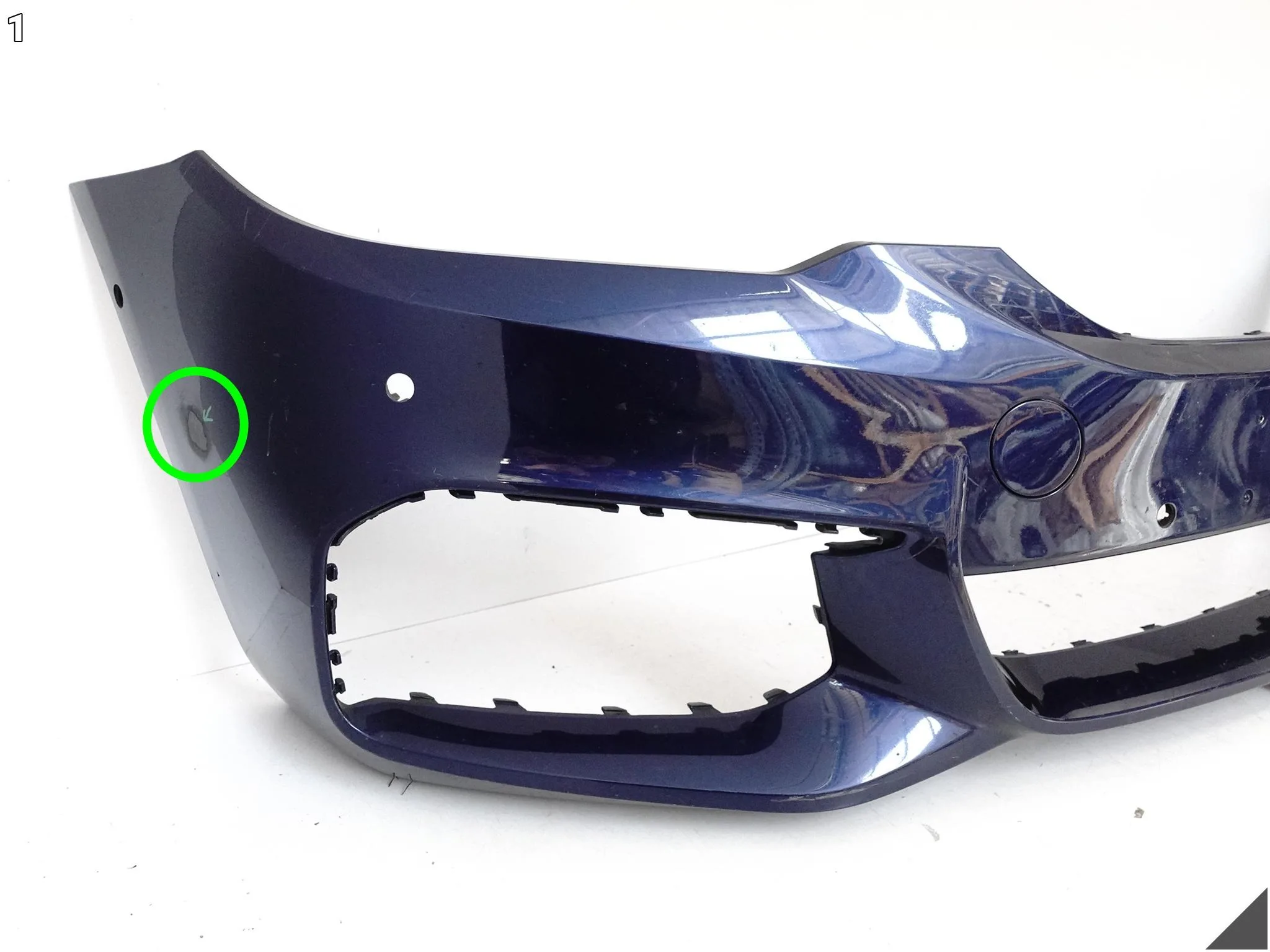 BMW 5 G30 G31 M-PAKIET 17-20 ZDERZAK BUMPER + ZAŚLEPKA PRZÓD (6xPDC) BMW 5 G30 G31 M-PAKIET 17-20 ZDERZAK BUMPER + ZAŚLEPKA PRZÓD (6xPDC) - obrazek 2