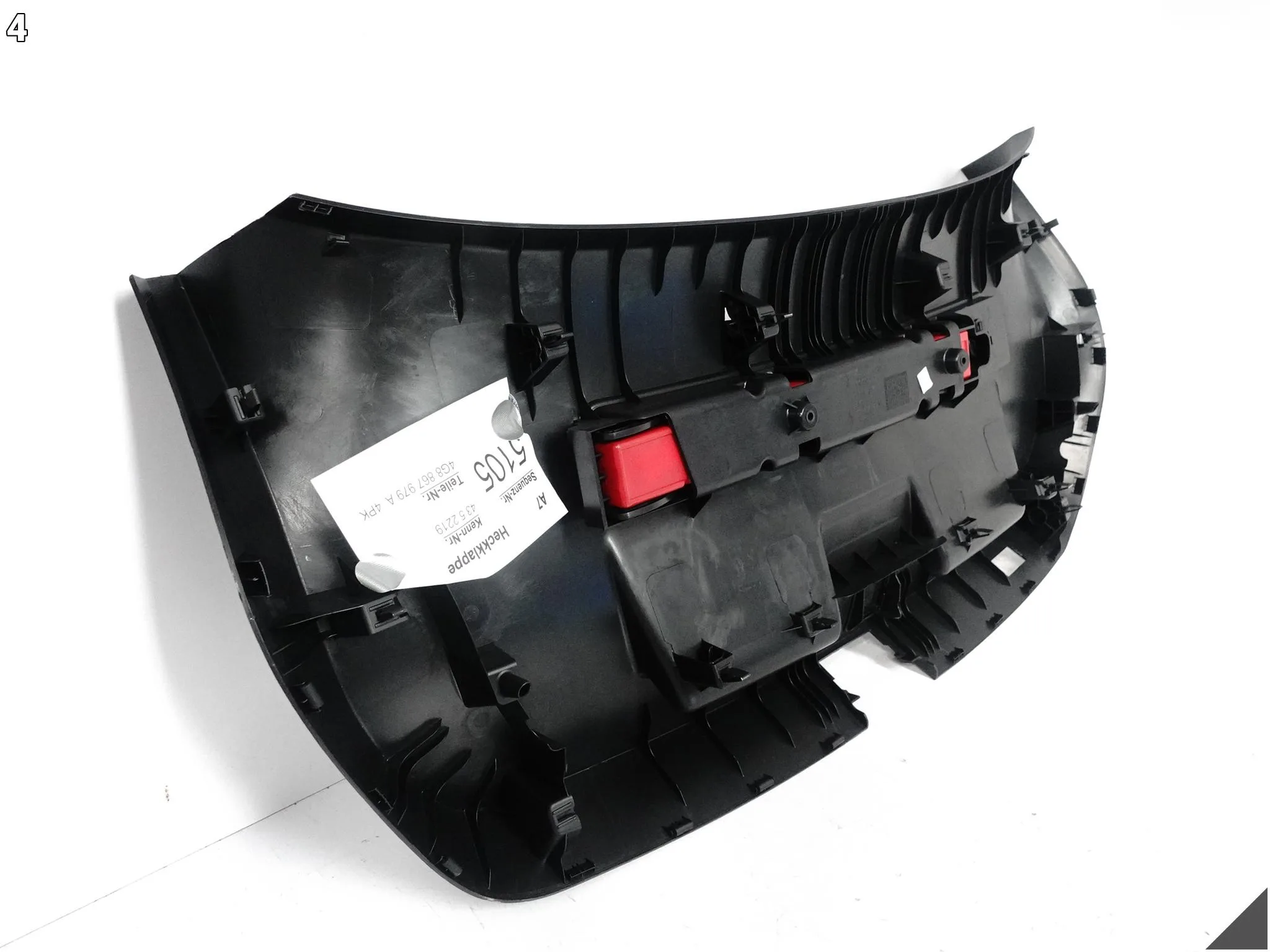 AUDI A7 S7 RS7 4G8 C7 10-18 TAPICERKA OSŁONA KLAPY BAGAŻNIKA + TRÓJKĄT 4PK AUDI A7 S7 RS7 4G8 C7 10-18 TAPICERKA OSŁONA KLAPY BAGAŻNIKA + TRÓJKĄT 4PK - obrazek 5