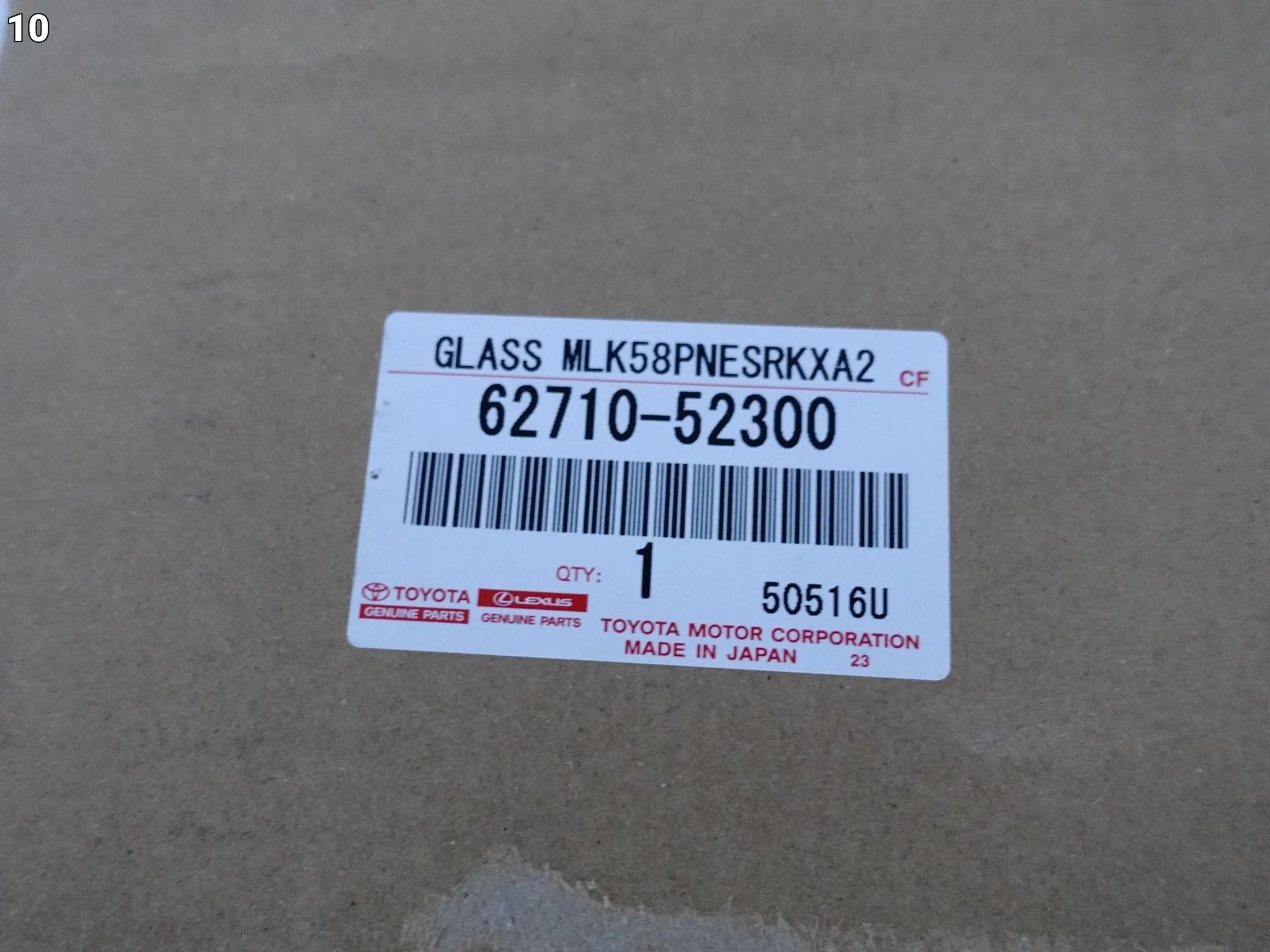 TOYOTA GR YARIS IV 4 XP210 LIFT 20- SZYBA KAROSERYJNA BOCZNA PRAWA TYŁ ORG TOYOTA GR YARIS IV 4 XP210 LIFT 20- SZYBA KAROSERYJNA BOCZNA PRAWA TYŁ ORG - obrazek 11