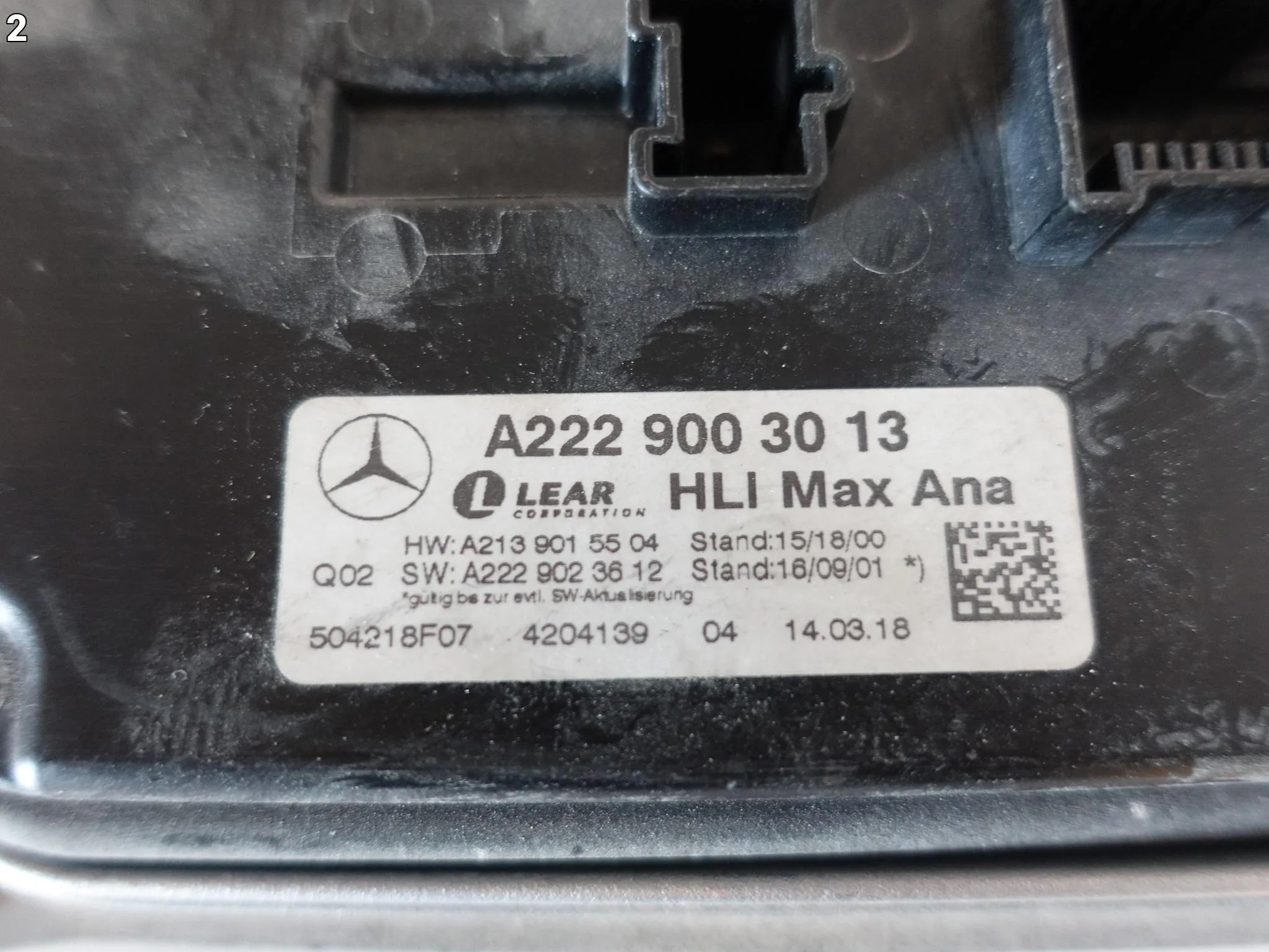 MERCEDES S-KLASA W222 E-KLASA W213 S213 MODUŁ PRZETWORNICA LED LAMPY PRZÓD MERCEDES S-KLASA W222 E-KLASA W213 S213 MODUŁ PRZETWORNICA LED LAMPY PRZÓD - obrazek 3