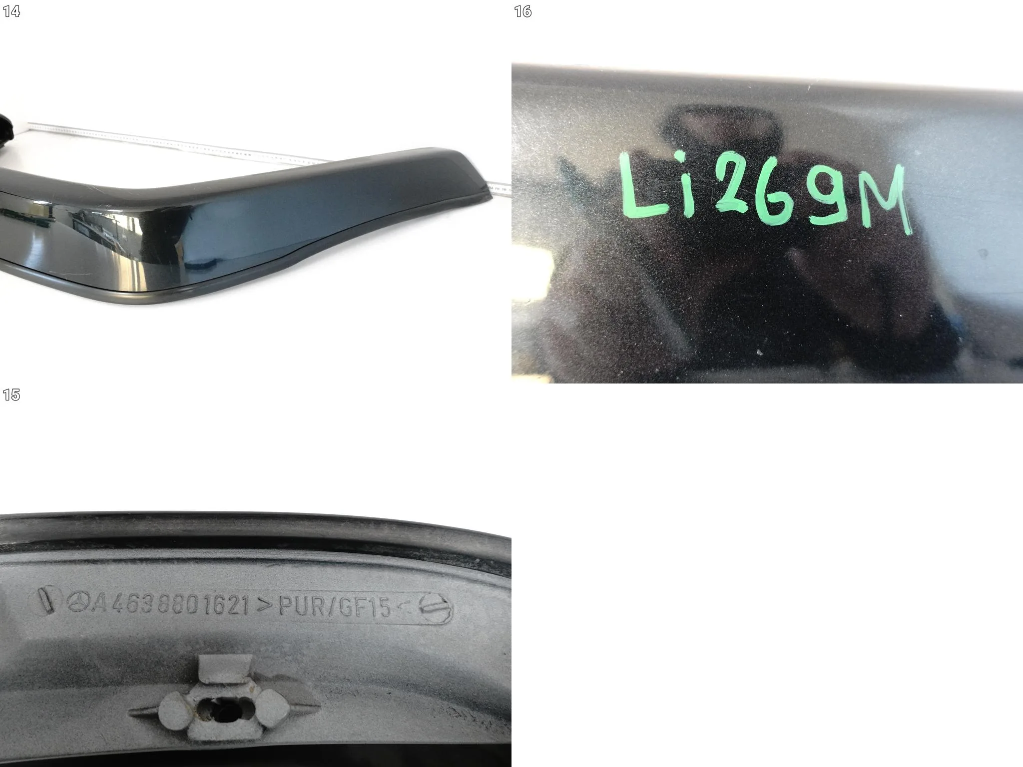 MERCEDES G-KLASA W463 AMG LIFT 02-18 LISTWA NAKŁADKA NA BŁOTNIK TYŁ LEWA MERCEDES G-KLASA W463 AMG LIFT 02-18 LISTWA NAKŁADKA NA BŁOTNIK TYŁ LEWA - obrazek 15