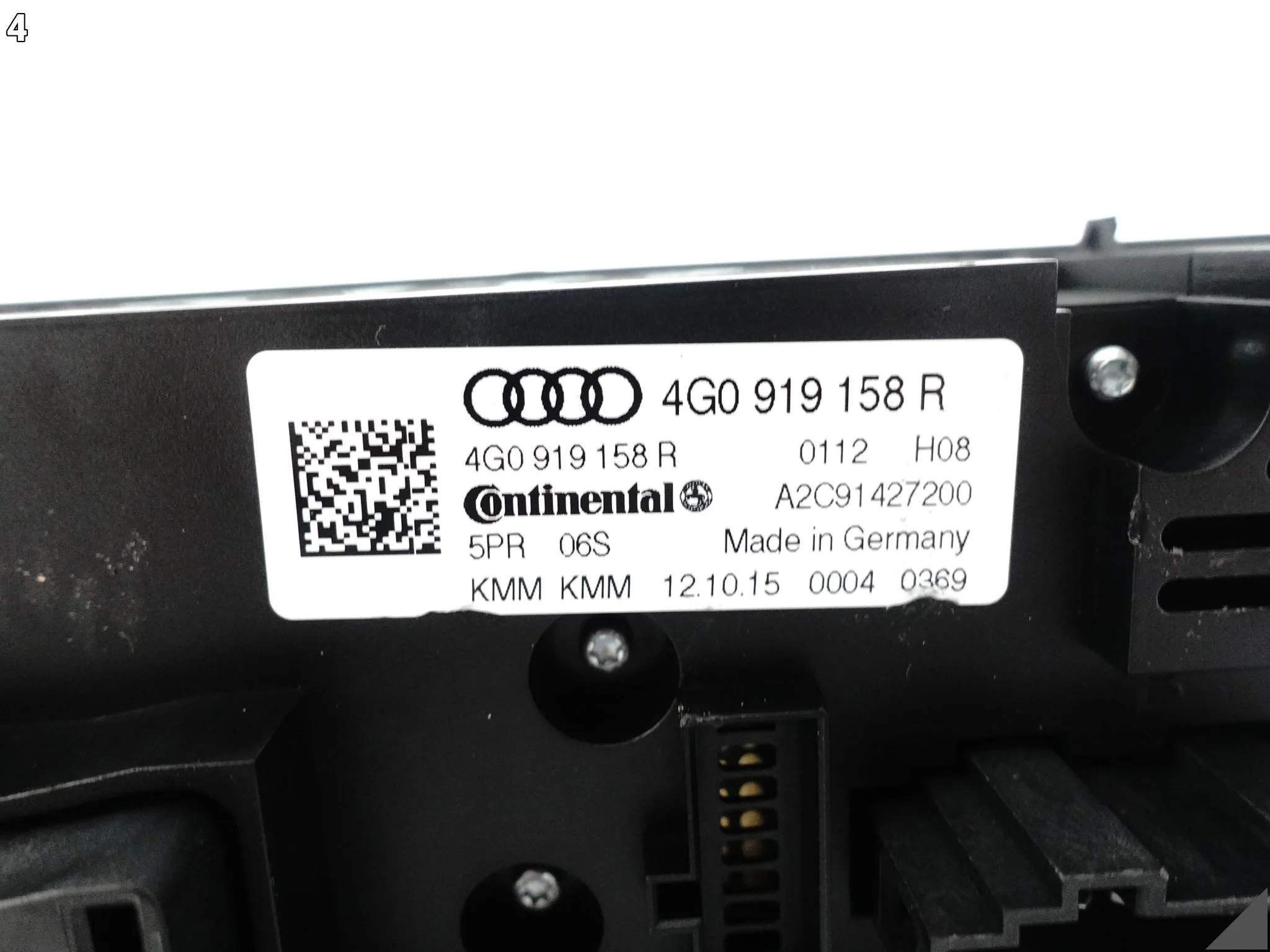AUDI A7 S7 4G8 A6 S6 4G0 C7 LIFT 14-18 PANEL STEROWANIA KLIMATYZACJI TYŁ AUDI A7 S7 4G8 A6 S6 4G0 C7 LIFT 14-18 PANEL STEROWANIA KLIMATYZACJI TYŁ - obrazek 5
