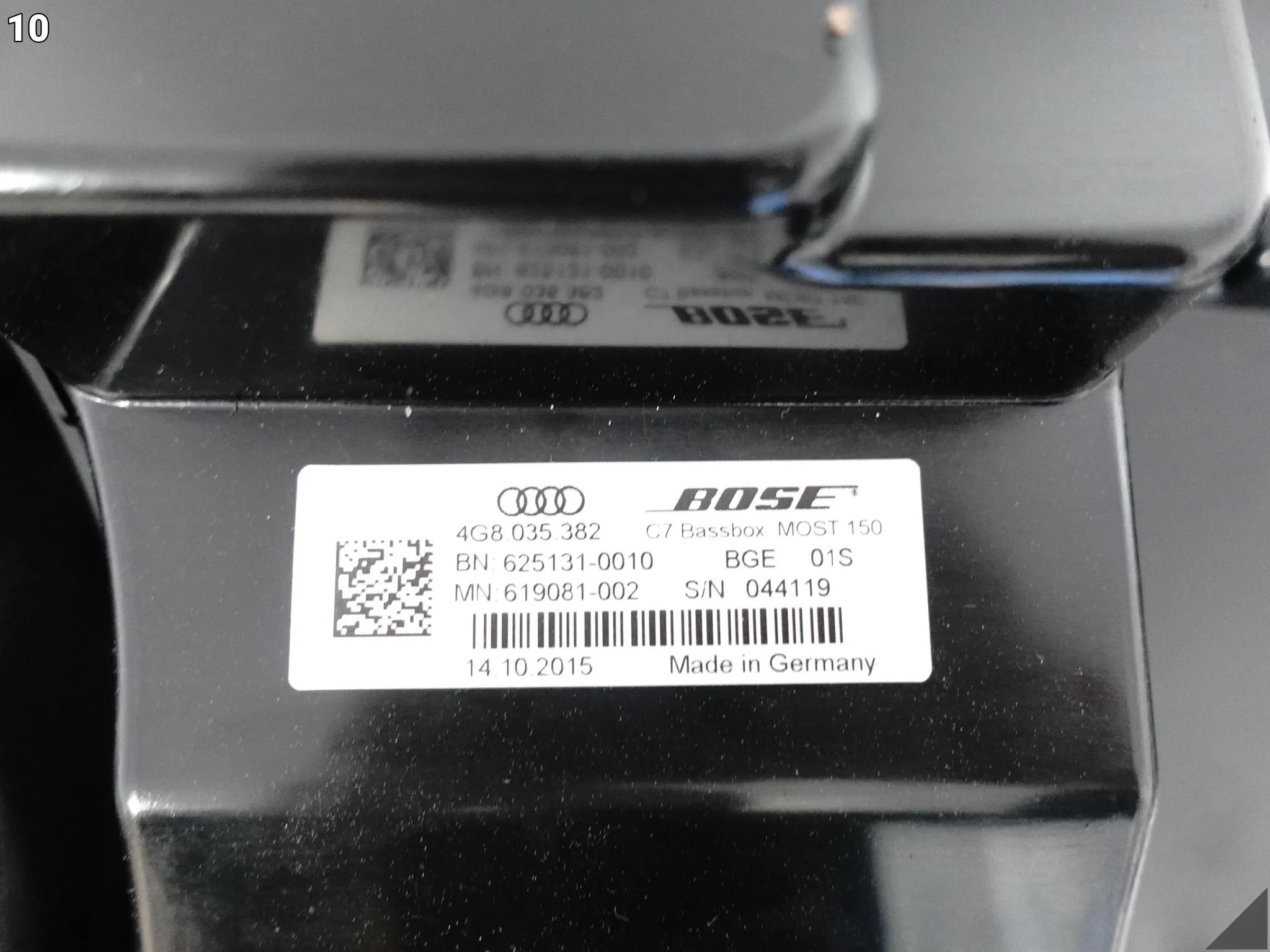 AUDI A7 S7 RS7 4G8 C7 14-18 LIFT ZESTAW GŁOŚNIKÓW WZMACNIACZ BOSE AUDI A7 S7 RS7 4G8 C7 14-18 LIFT ZESTAW GŁOŚNIKÓW WZMACNIACZ BOSE - obrazek 11