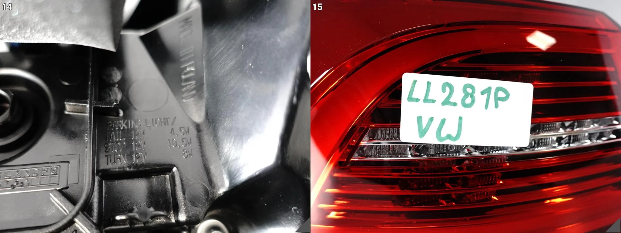 VW PASSAT VIII B8 3G9 VARIANT KOMBI 15-19 LAMPA LED W BŁOTNIK LEWA TYŁ EU VW PASSAT VIII B8 3G9 VARIANT KOMBI 15-19 LAMPA LED W BŁOTNIK LEWA TYŁ EU - obrazek 15