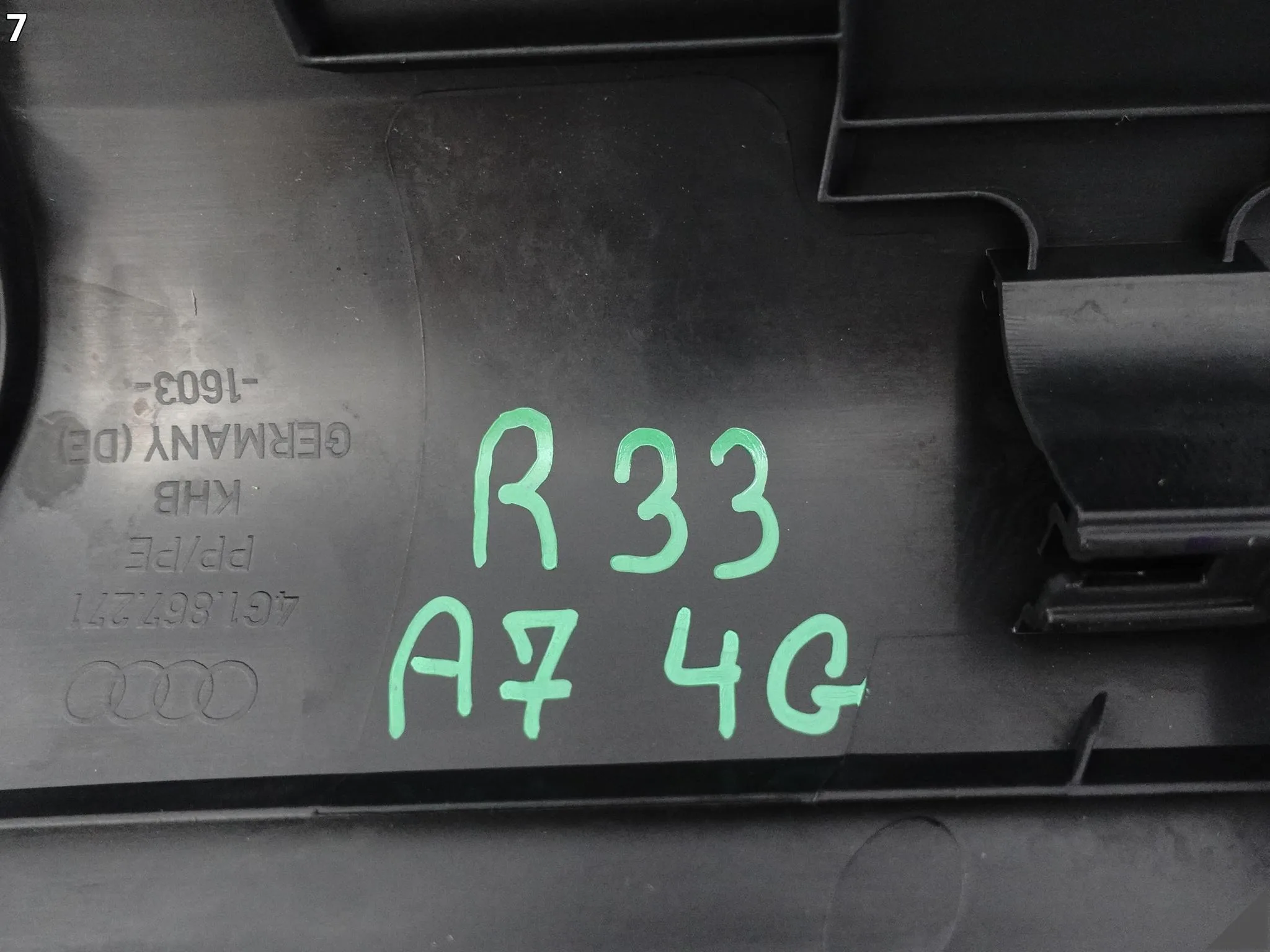 AUDI A6 S6 RS6 C7 4G0 A7 S7 RS7 4G8 10-18 OSŁONA PRÓG SŁUPKA A LEWA PRZÓD AUDI A6 S6 RS6 C7 4G0 A7 S7 RS7 4G8 10-18 OSŁONA PRÓG SŁUPKA A LEWA PRZÓD - obrazek 8