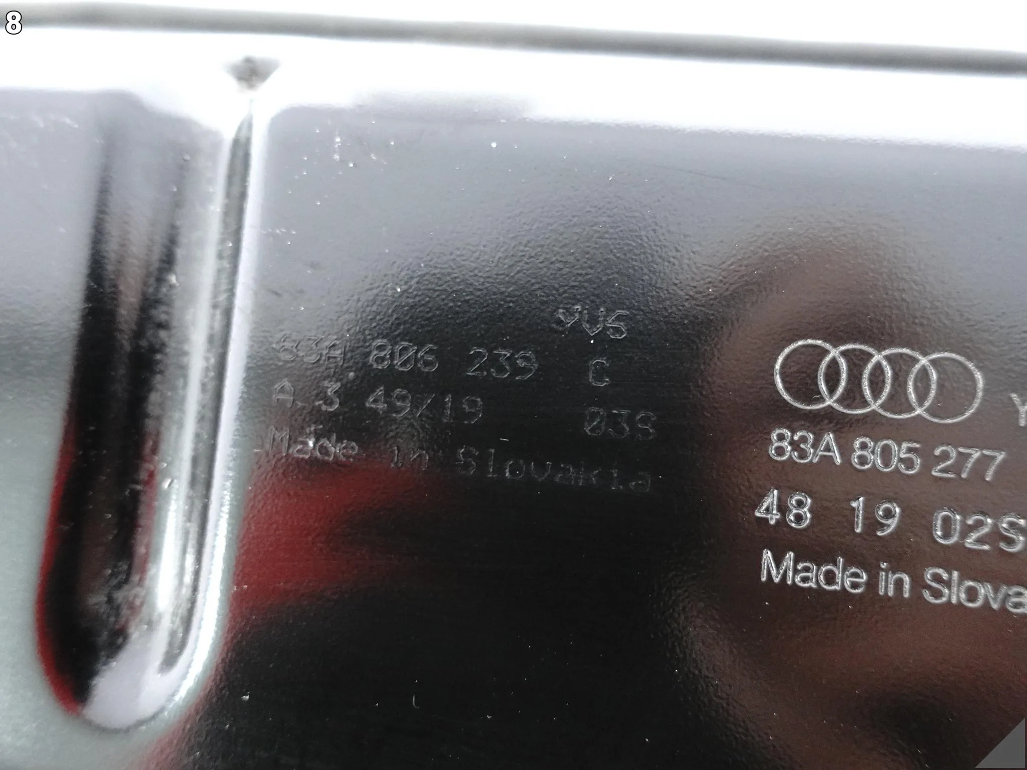 AUDI Q3 II 83A F3 18-25 PODSZYBIE RYNNA WZMOCNIENIE PRZÓD 35TDI 24KM EU AUDI Q3 II 83A F3 18-25 PODSZYBIE RYNNA WZMOCNIENIE PRZÓD 35TDI 24KM EU - obrazek 9
