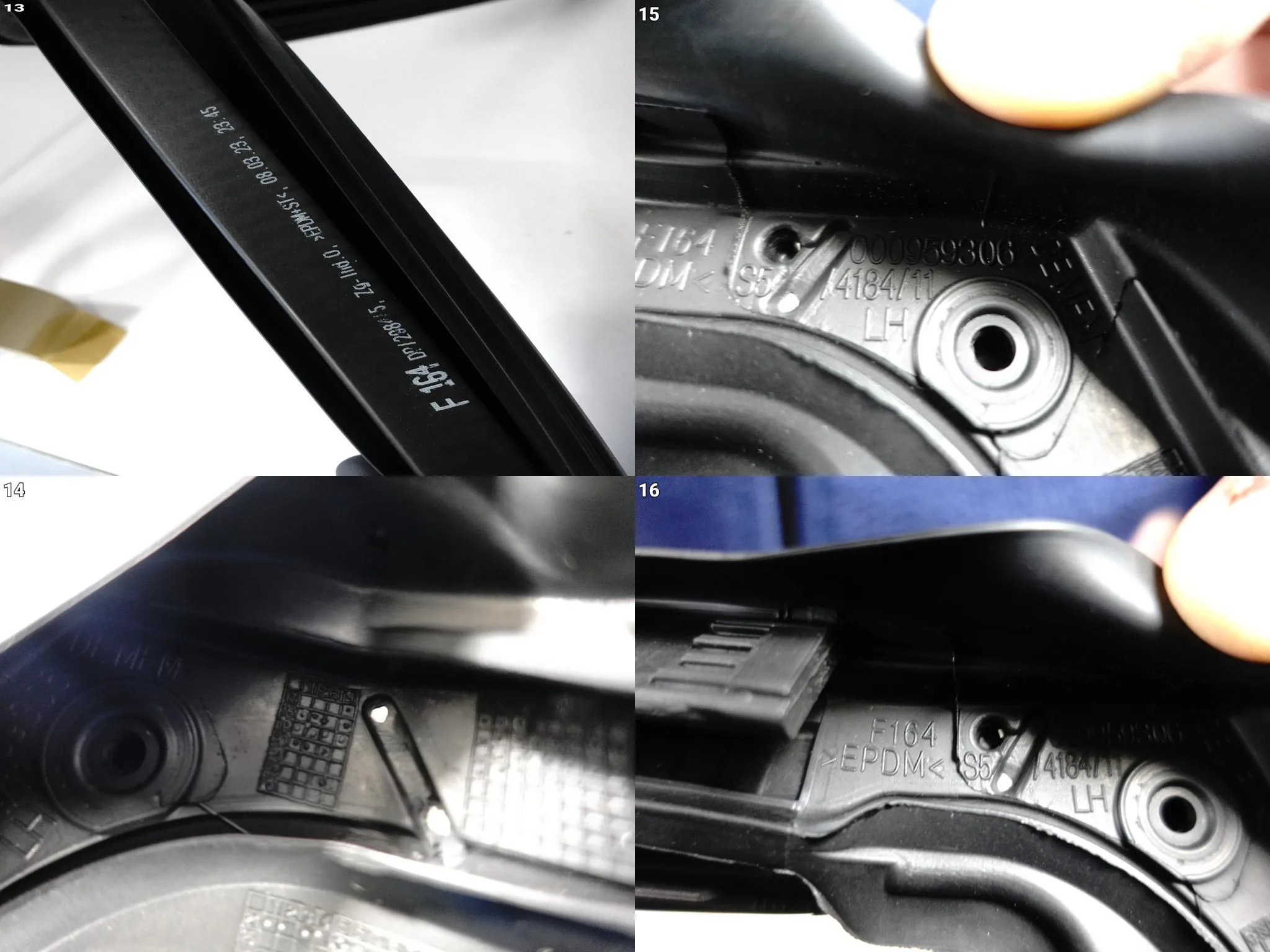 FERRARI PORTOFINO F164 17-23 USZCZELKA LISTWA SZYBY CZOŁOWEJ PRZEDNIEJ FERRARI PORTOFINO F164 17-23 USZCZELKA LISTWA SZYBY CZOŁOWEJ PRZEDNIEJ - obrazek 14