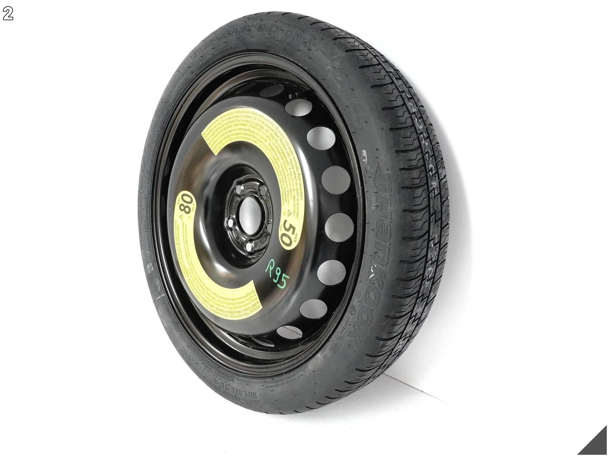 AUDI A7 S7 4G8 A6 S6 4G0 C7 10-18 KOŁO DOJAZDOWE T145/60R20 105M HANKOOK AUDI A7 S7 4G8 A6 S6 4G0 C7 10-18 KOŁO DOJAZDOWE T145/60R20 105M HANKOOK - obrazek 3