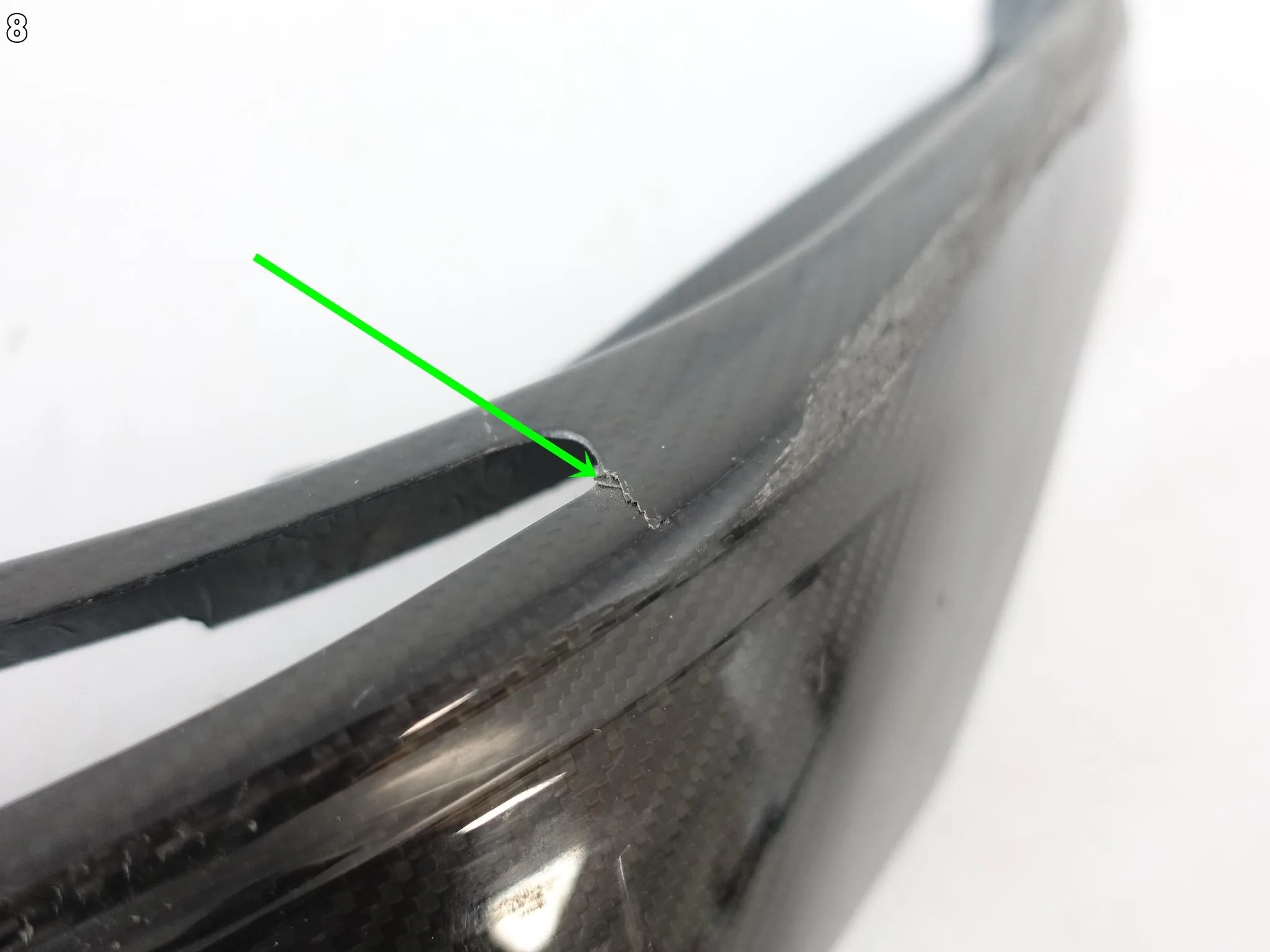 BMW M5 F90 LCI LIFT PERFORMANCE 21-23 CARBON SPOILER W ZDERZAK PRAWY PRZÓD BMW M5 F90 LCI LIFT PERFORMANCE 21-23 CARBON SPOILER W ZDERZAK PRAWY PRZÓD - obrazek 9