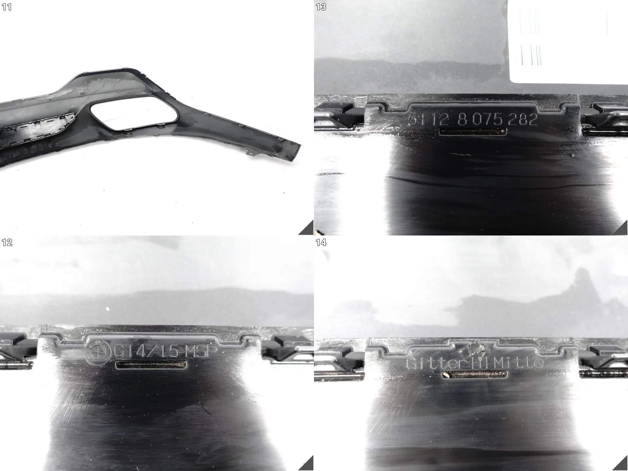 BMW 8 G14 G15 G16 M-PAKIET MSP 18-22 SPOILER DYFUZOR DOKŁADKA ZDERZAKA TYŁ BMW 8 G14 G15 G16 M-PAKIET MSP 18-22 SPOILER DYFUZOR DOKŁADKA ZDERZAKA TYŁ - obrazek 12