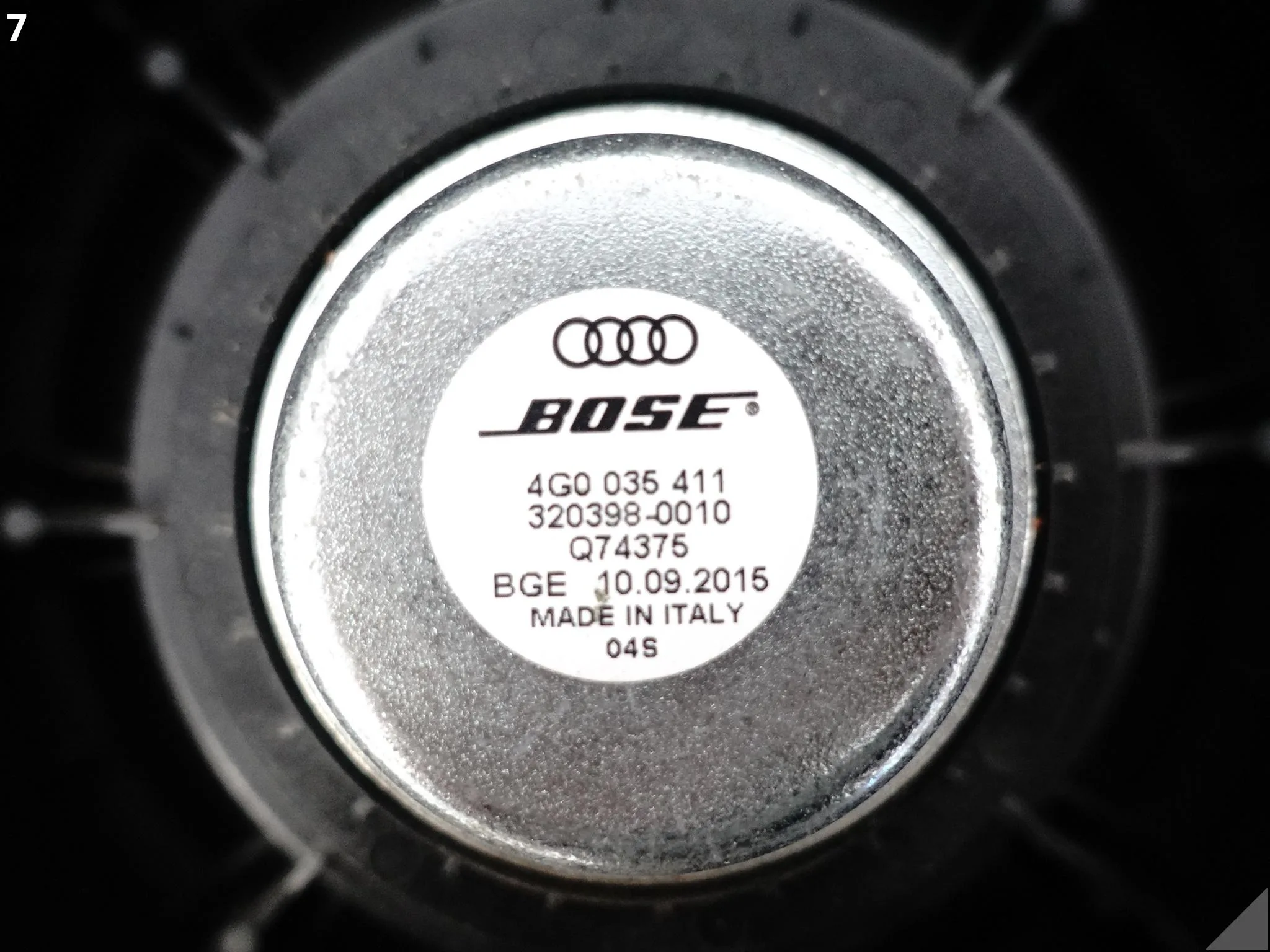 AUDI A7 S7 RS7 4G8 C7 14-18 LIFT ZESTAW GŁOŚNIKÓW WZMACNIACZ BOSE AUDI A7 S7 RS7 4G8 C7 14-18 LIFT ZESTAW GŁOŚNIKÓW WZMACNIACZ BOSE - obrazek 8