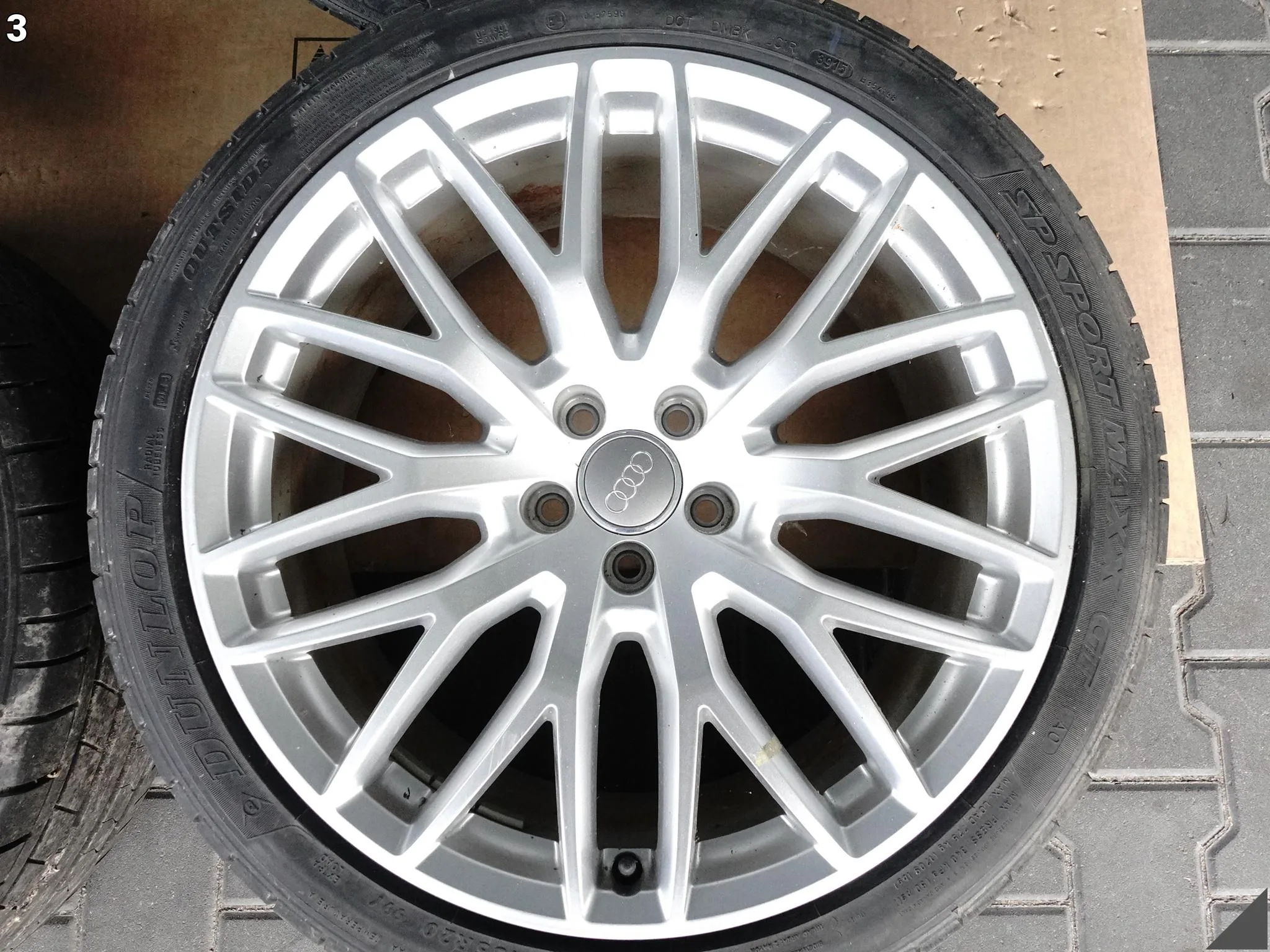AUDI A7 S7 4G8 C7 A8 S8 4H0 KOŁA FELGI OPONY DUNLOP 265/35 15ROK 9Jx20 ET37 AUDI A7 S7 4G8 C7 A8 S8 4H0 KOŁA FELGI OPONY DUNLOP 265/35 15ROK 9Jx20 ET37 - obrazek 4