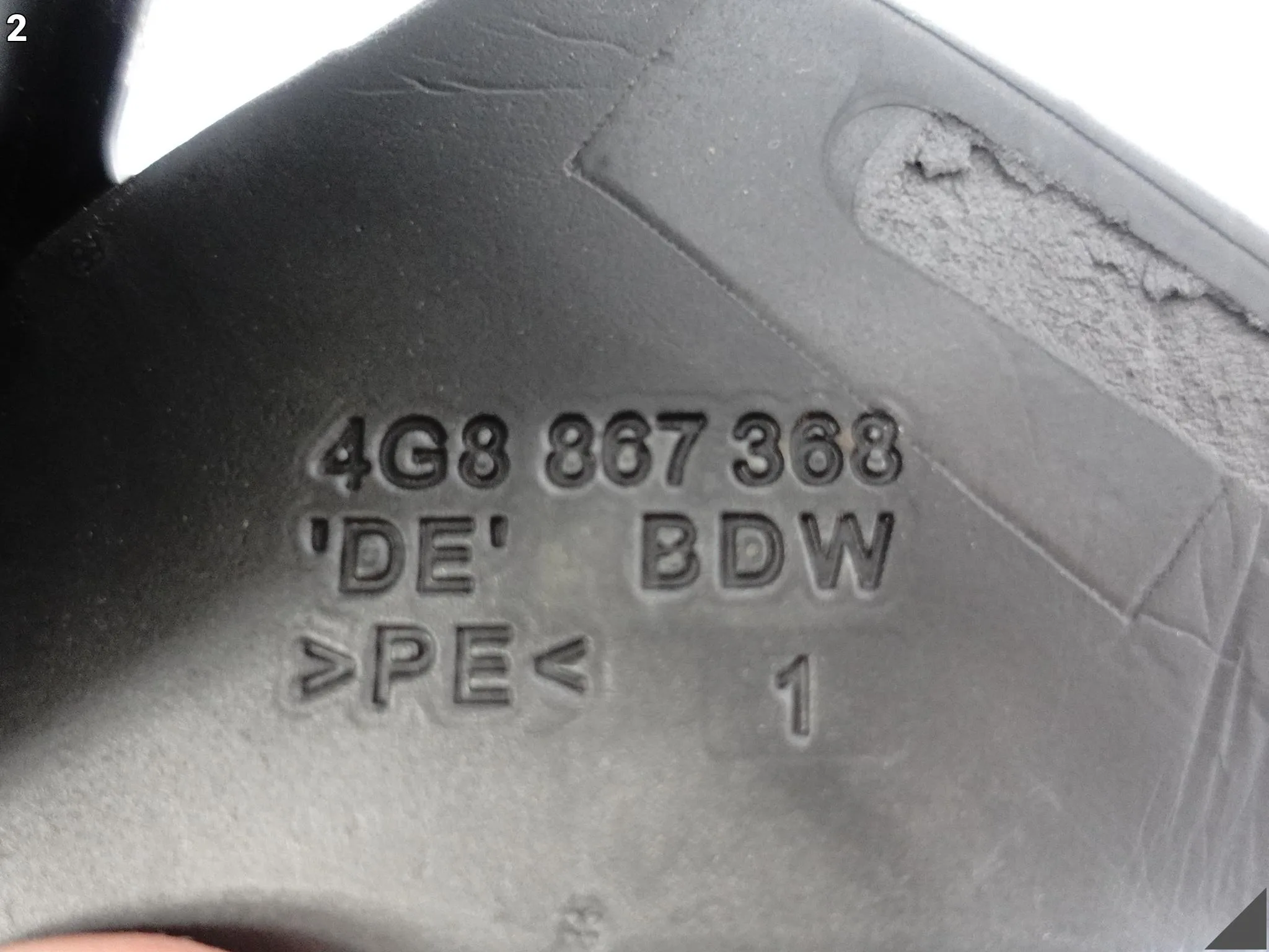 AUDI A7 S7 RS7 4G8 C7 10-18 LISTWA NAKŁADKA NAROŻNIK DRZWI PRAWA PRZÓD AUDI A7 S7 RS7 4G8 C7 10-18 LISTWA NAKŁADKA NAROŻNIK DRZWI PRAWA PRZÓD - obrazek 3