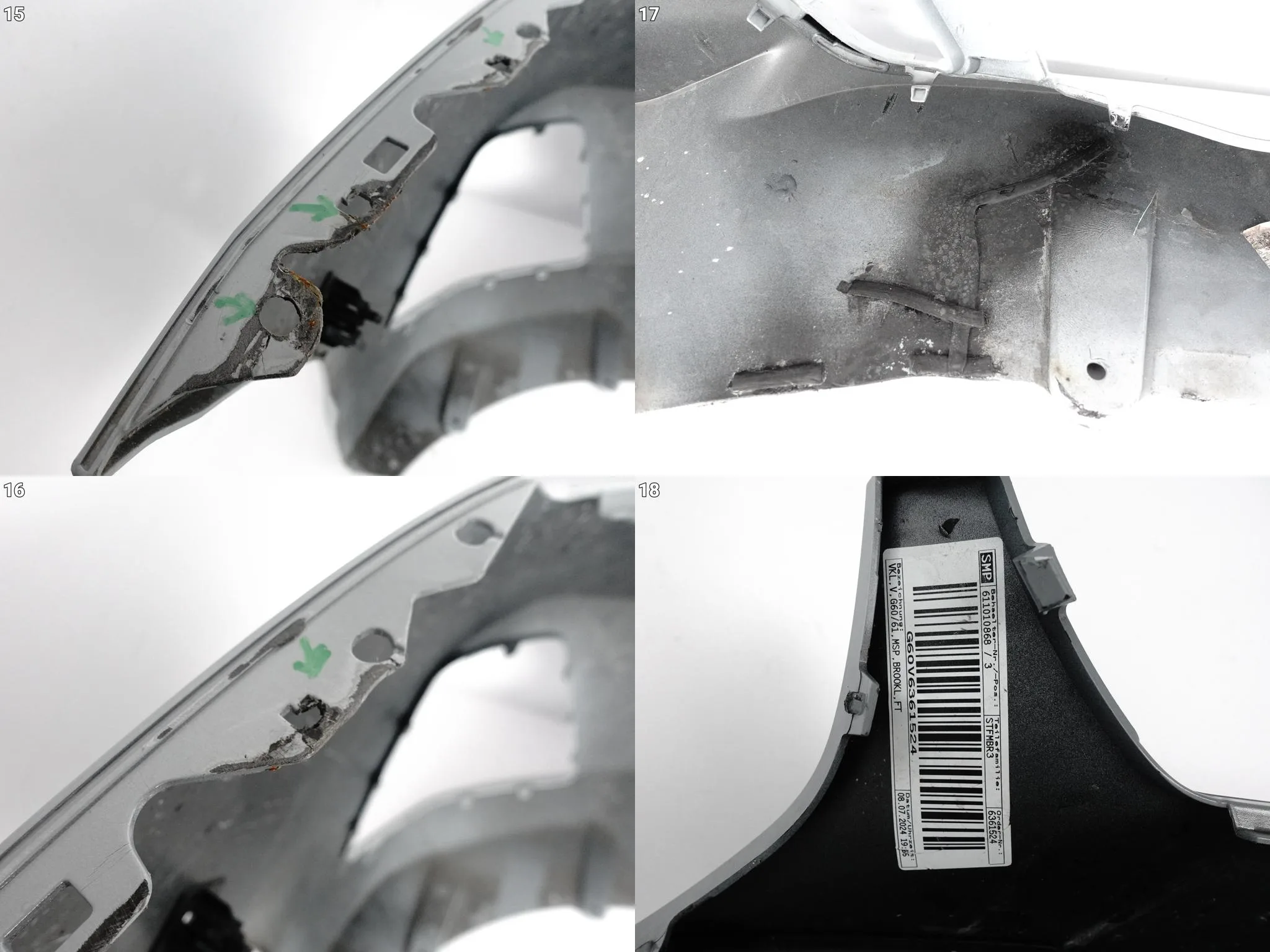 BMW 5 G60 G61 M-PAKIET MSP 23- ZDERZAK BUMPER PRZÓD (PDC) BMW 5 G60 G61 M-PAKIET MSP 23- ZDERZAK BUMPER PRZÓD (PDC) - obrazek 13