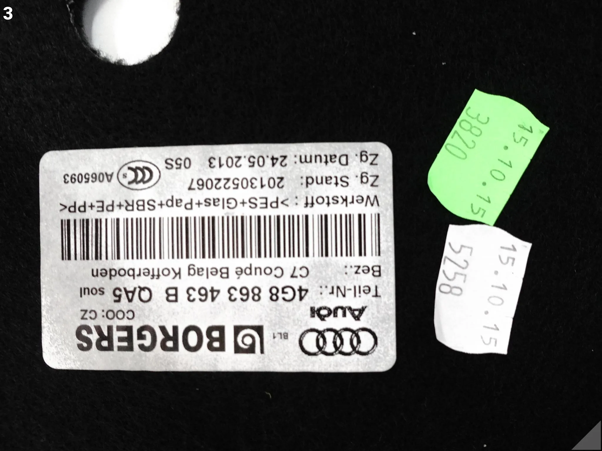 AUDI RS7 S7 A7 4G8 C7 10-18 WYKŁADZINA TAPICERKA BAGAŻNIKA QA5 DEMONTAŻ AUDI RS7 S7 A7 4G8 C7 10-18 WYKŁADZINA TAPICERKA BAGAŻNIKA QA5 DEMONTAŻ - obrazek 4
