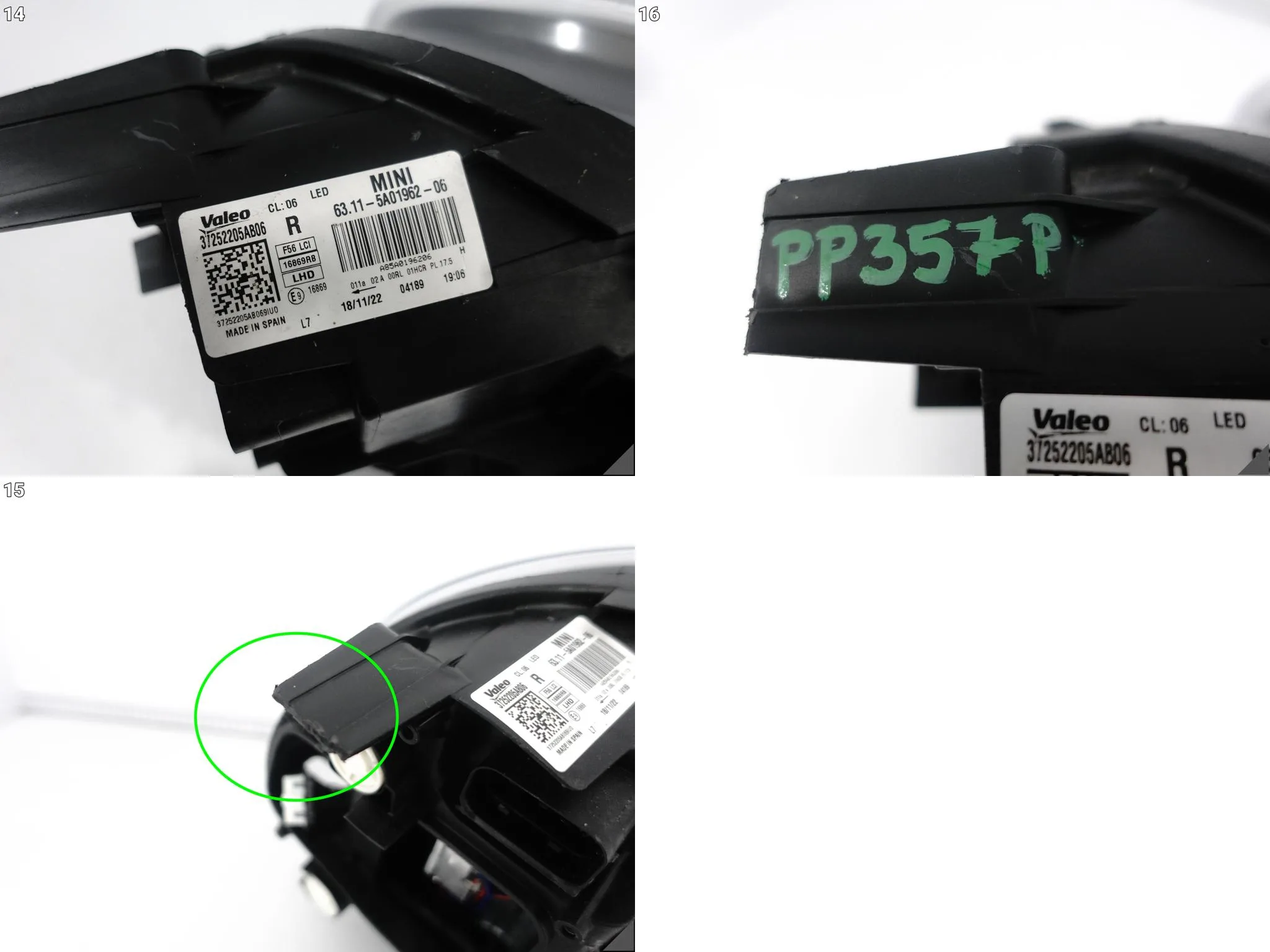 MINI F54 F55 F56 F57 S JCW BLACK SHADOW LIFT LCI LAMPA FULL LED PRAWA EU MINI F54 F55 F56 F57 S JCW BLACK SHADOW LIFT LCI LAMPA FULL LED PRAWA EU - obrazek 15