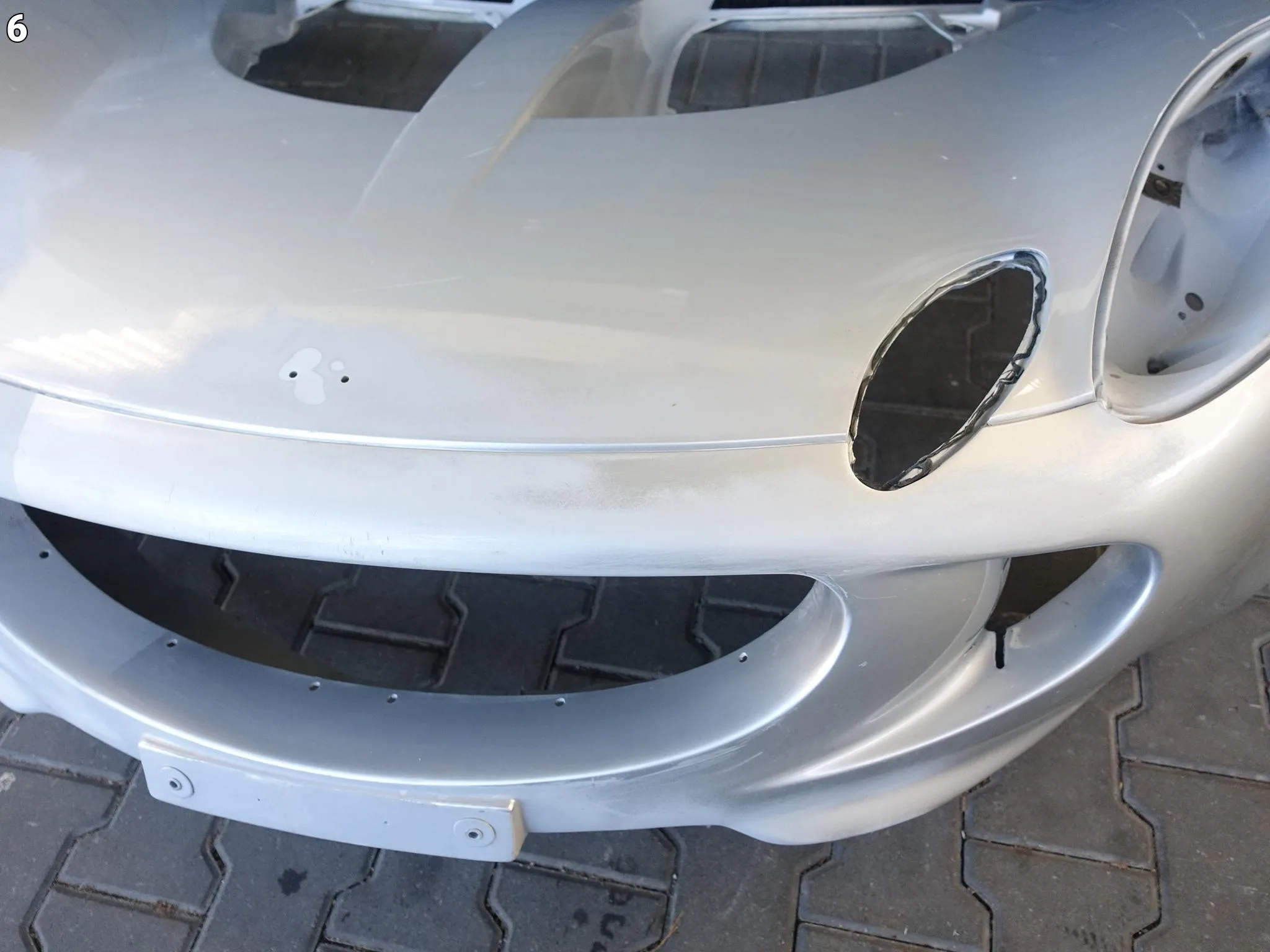 LOTUS ELISE EXIGE S2 01-11 MASKA ZDERZAK BUMPER FRONTCLAM CALMSHELL PRZÓD LOTUS ELISE EXIGE S2 01-11 MASKA ZDERZAK BUMPER FRONTCLAM CALMSHELL PRZÓD - obrazek 7