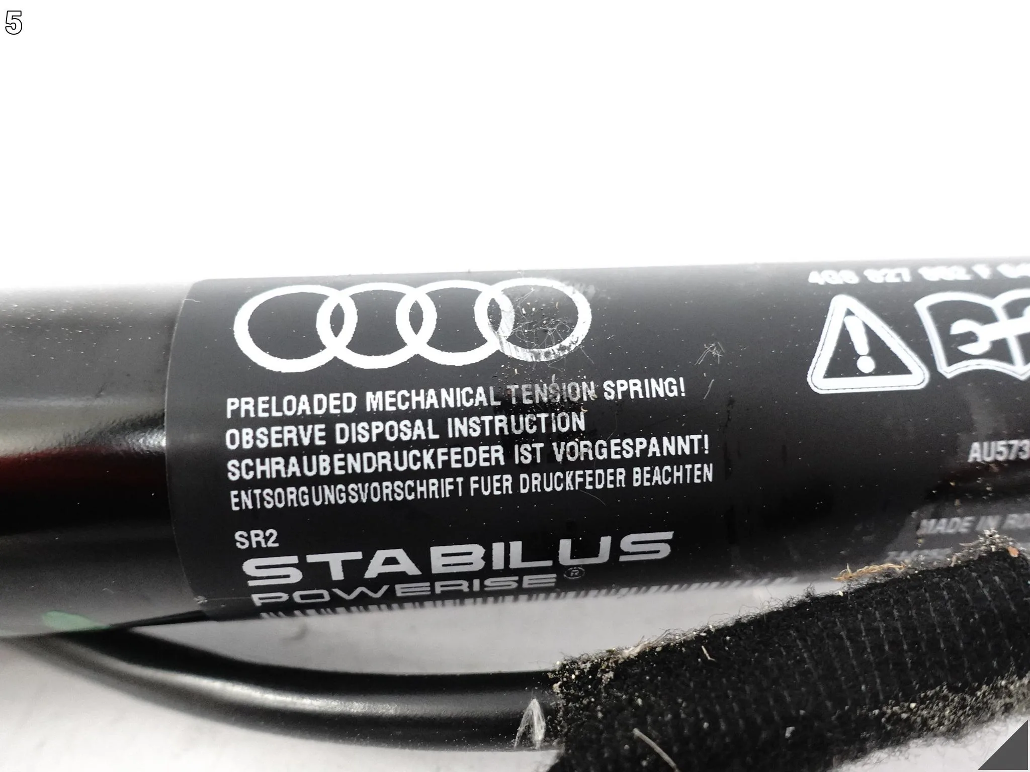 AUDI A7 S7 RS7 4G8 C7 10-18 SIŁOWNIK ZAWIAS KLAPY BAGAŻNIKA PRAWY TYŁ AUDI A7 S7 RS7 4G8 C7 10-18 SIŁOWNIK ZAWIAS KLAPY BAGAŻNIKA PRAWY TYŁ - obrazek 6