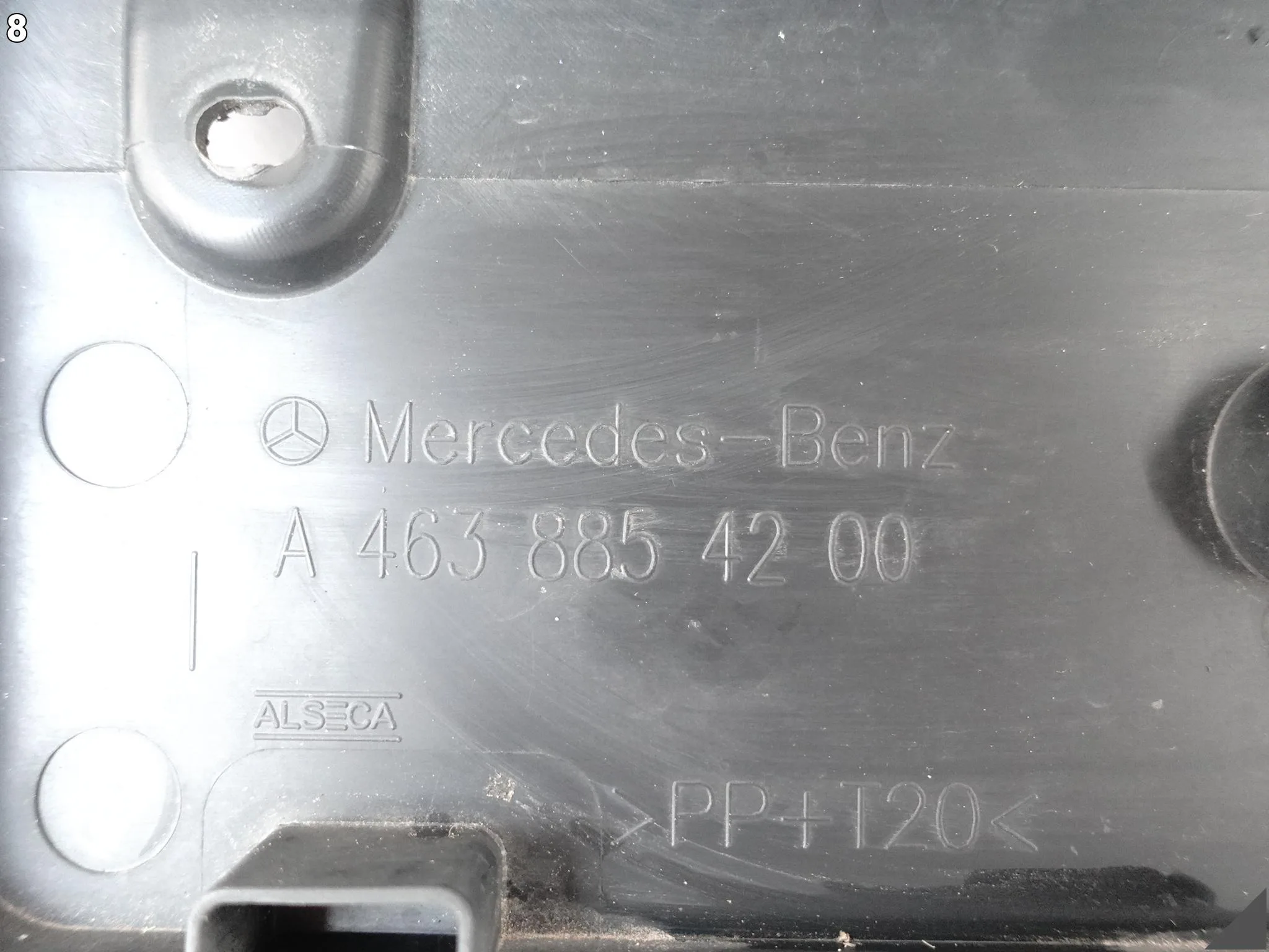MERCEDES G-KLASA AMG W463 W464 18-24 UCHWYT TABLICY REJESTRACYJNEJ PRZÓD MERCEDES G-KLASA AMG W463 W464 18-24 UCHWYT TABLICY REJESTRACYJNEJ PRZÓD - obrazek 9