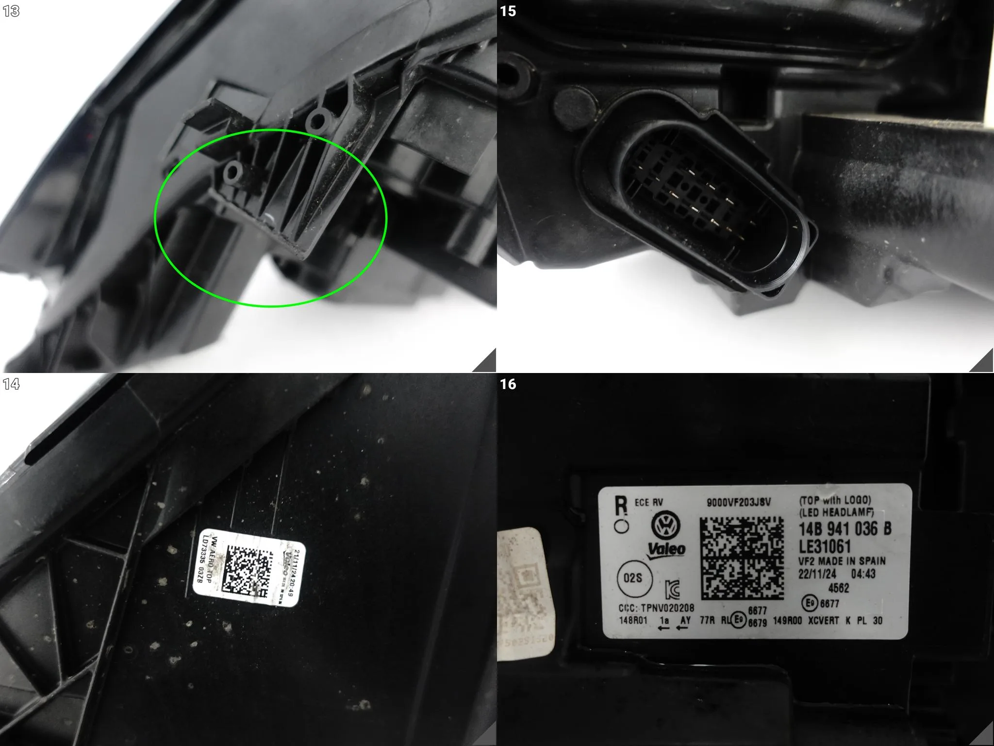 VW ID7 ID.7 14A 14B 23- LAMPA FULL LED IQ.LIGHT PRAWA PRZÓD EUROPA VW ID7 ID.7 14A 14B 23- LAMPA FULL LED IQ.LIGHT PRAWA PRZÓD EUROPA - obrazek 14