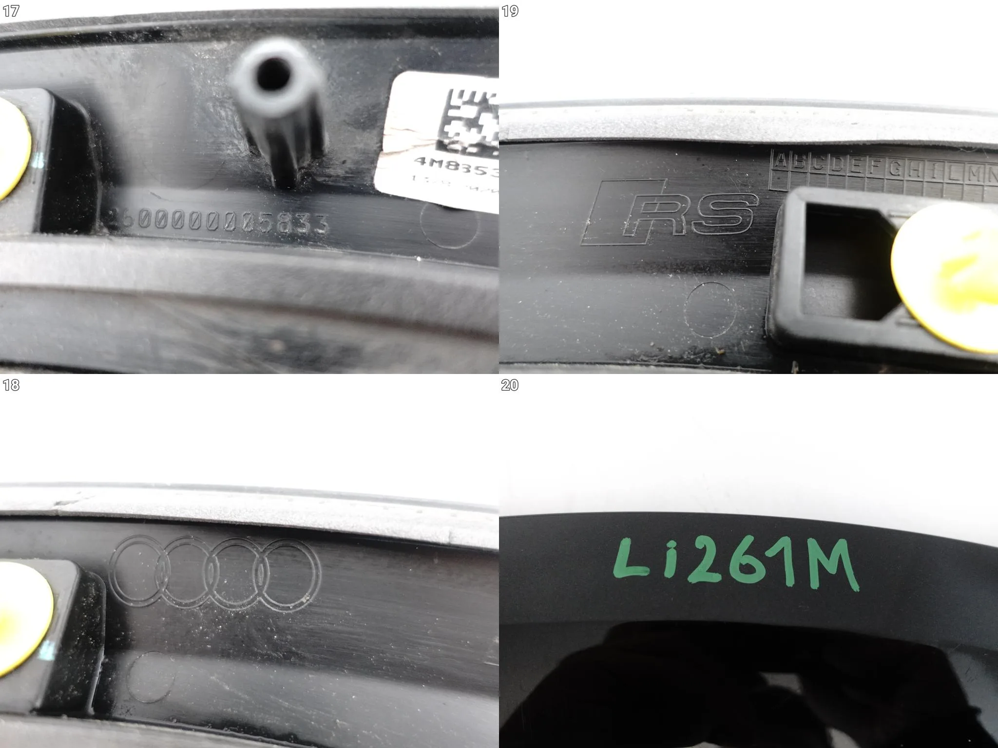 AUDI RSQ8 RS Q8 4M8 18- LISTWA NAKŁADKA OSŁONA NA BŁOTNIK PRZÓD PRAWA C9X AUDI RSQ8 RS Q8 4M8 18- LISTWA NAKŁADKA OSŁONA NA BŁOTNIK PRZÓD PRAWA C9X - obrazek 15