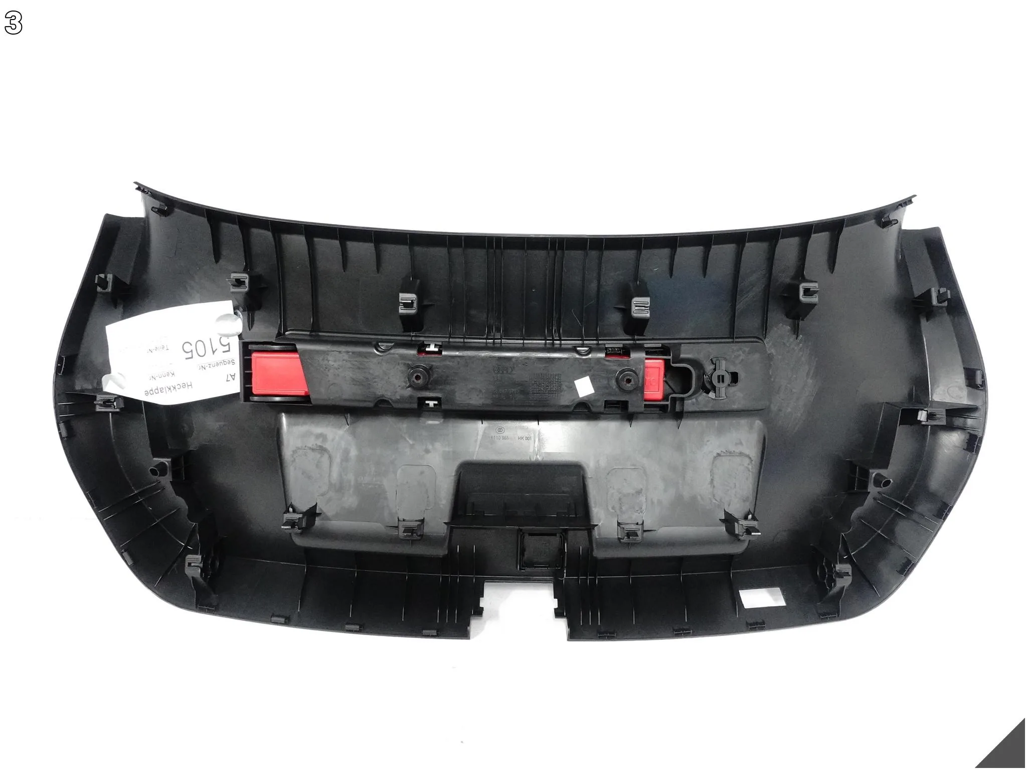 AUDI A7 S7 RS7 4G8 C7 10-18 TAPICERKA OSŁONA KLAPY BAGAŻNIKA + TRÓJKĄT 4PK AUDI A7 S7 RS7 4G8 C7 10-18 TAPICERKA OSŁONA KLAPY BAGAŻNIKA + TRÓJKĄT 4PK - obrazek 4