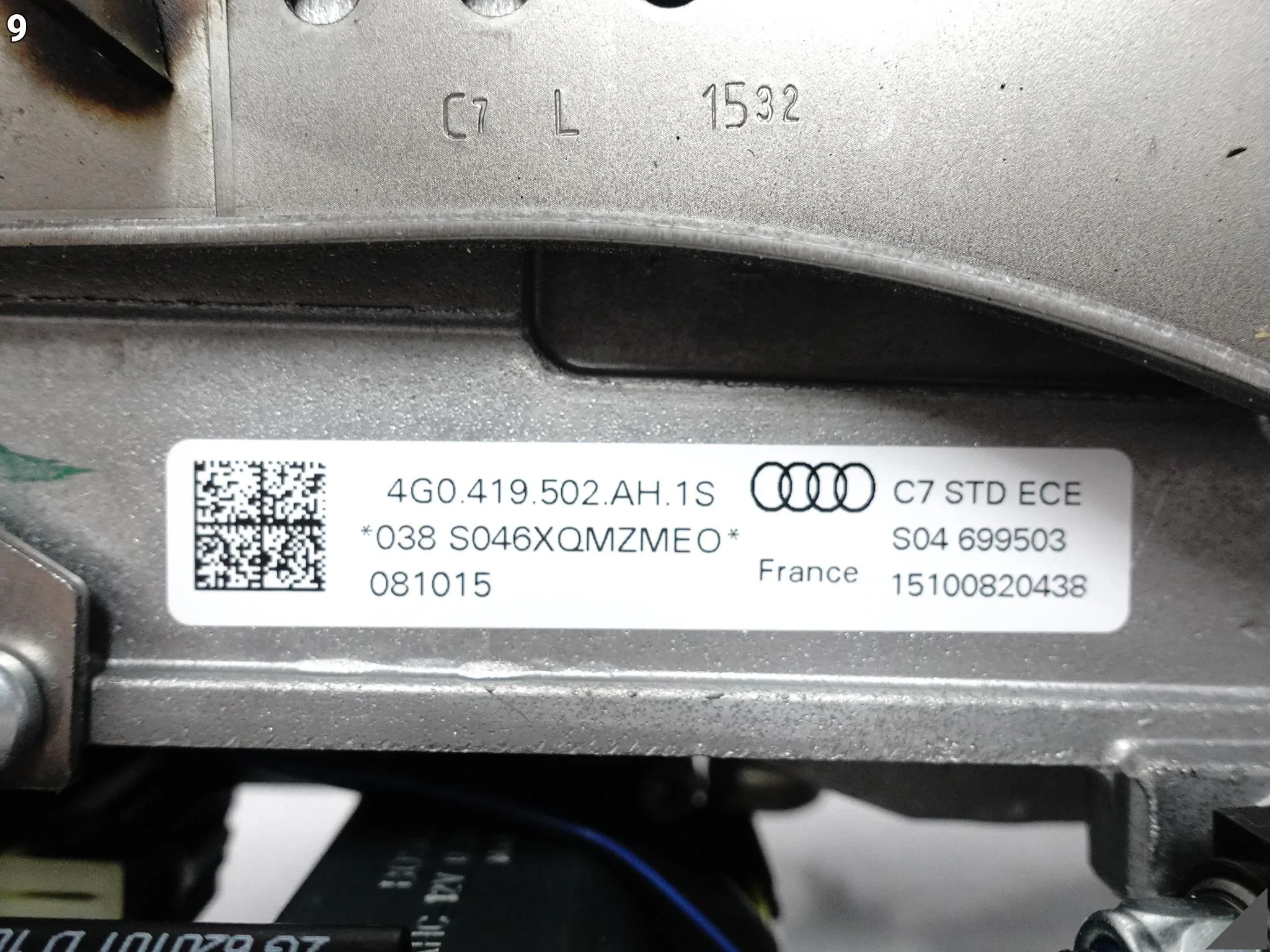 AUDI A7 S7 RS7 4G8 A6 S6 RS6 4G0 C7 10-18 KOLUMNA KIEROWNICZA ELEKTRYCZNA AUDI A7 S7 RS7 4G8 A6 S6 RS6 4G0 C7 10-18 KOLUMNA KIEROWNICZA ELEKTRYCZNA - obrazek 10