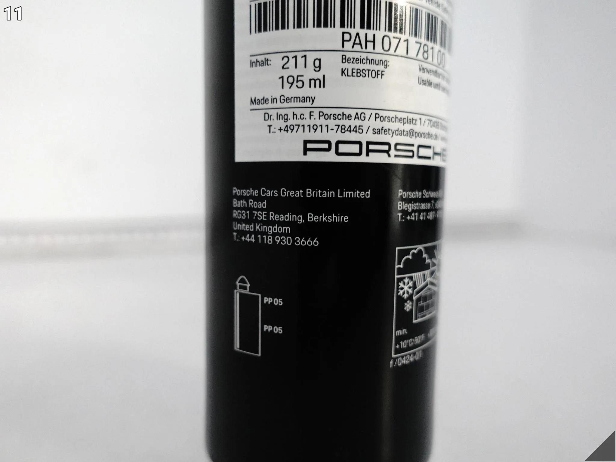 PORSCHE ZESTAW NAPRAWCZY NADWOZIA KLEJ SPOIWO PAH07178100 PORSCHE ZESTAW NAPRAWCZY NADWOZIA KLEJ SPOIWO PAH07178100 - obrazek 12