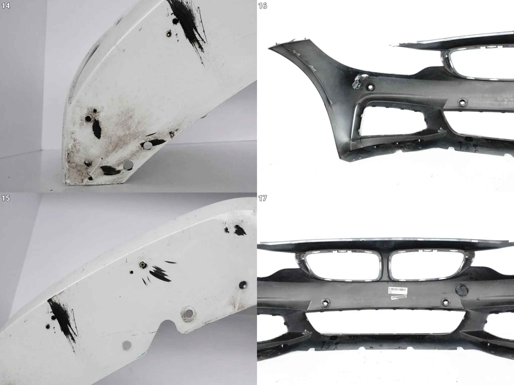 BMW 4 F32 F33 F36 M-PAKIET MSP LCI 13-20 ZDERZAK PRZÓD (4xPDC/SPRYSKI) BMW 4 F32 F33 F36 M-PAKIET MSP LCI 13-20 ZDERZAK PRZÓD (4xPDC/SPRYSKI) - obrazek 12