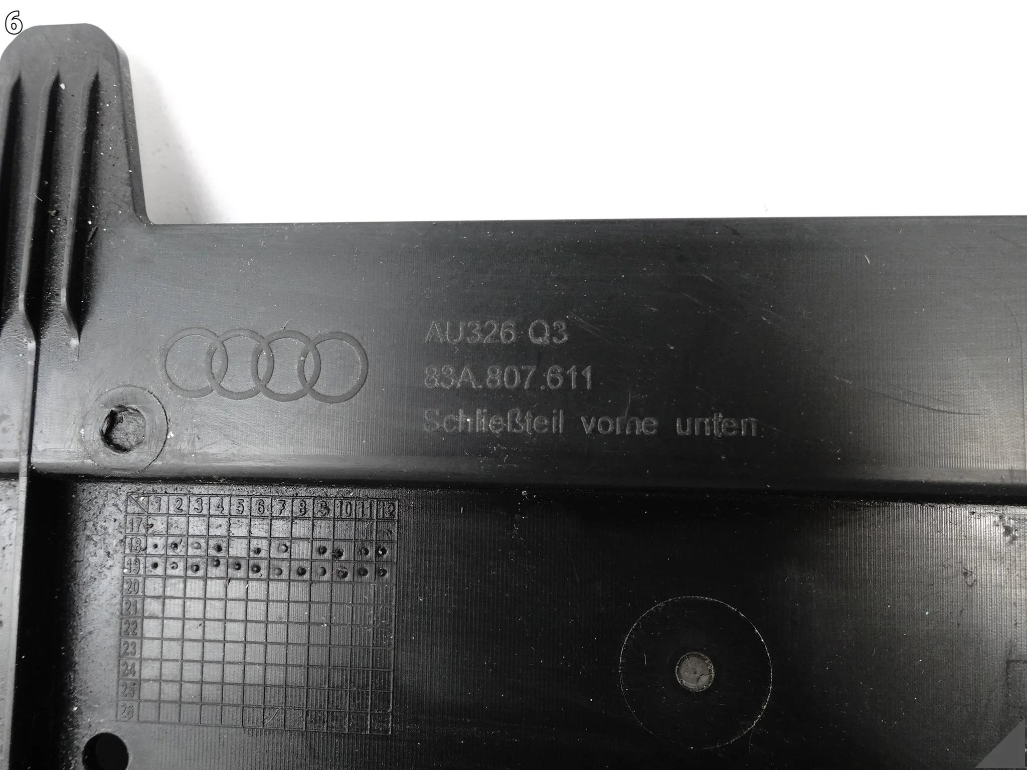 AUDI Q3 II 83A F3 S-LINE 18-25 PŁYTA OSŁONA SPOILER W ZDERZAK PRZÓD 24KM AUDI Q3 II 83A F3 S-LINE 18-25 PŁYTA OSŁONA SPOILER W ZDERZAK PRZÓD 24KM - obrazek 7