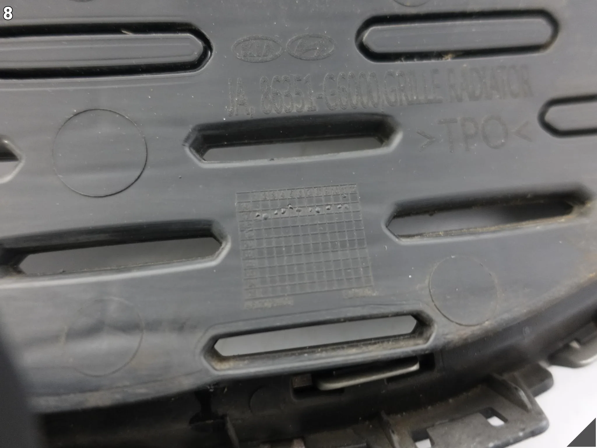 KIA PICANTO III 3 17-23 GRILL ATRAPA KRATKA OSŁONA W ZDERZAK PRZÓD KIA PICANTO III 3 17-23 GRILL ATRAPA KRATKA OSŁONA W ZDERZAK PRZÓD - obrazek 9