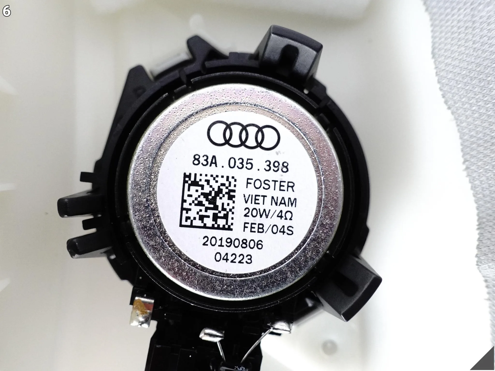 AUDI Q3 II 83A F3 18-25 OSŁONA POSZYCIE SŁUPEK A + GŁOŚNIK PRZÓD PRAWA MO1 AUDI Q3 II 83A F3 18-25 OSŁONA POSZYCIE SŁUPEK A + GŁOŚNIK PRZÓD PRAWA MO1 - obrazek 7