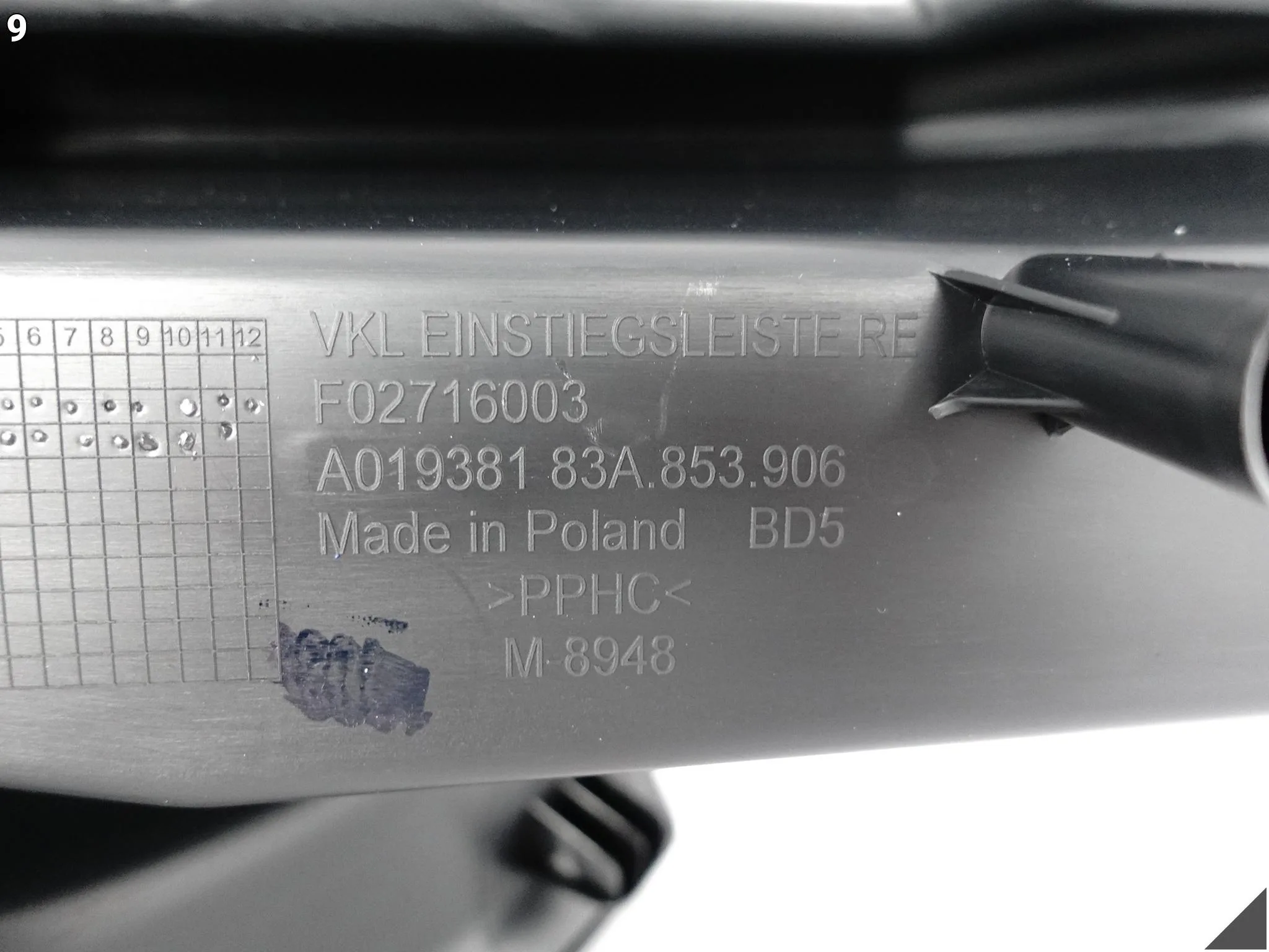 AUDI Q3 II 83A F3 18-25 OSŁONA LISTWA POSZYCIE PRÓG SŁUPEK TYŁ PRAWA 4PK AUDI Q3 II 83A F3 18-25 OSŁONA LISTWA POSZYCIE PRÓG SŁUPEK TYŁ PRAWA 4PK - obrazek 10