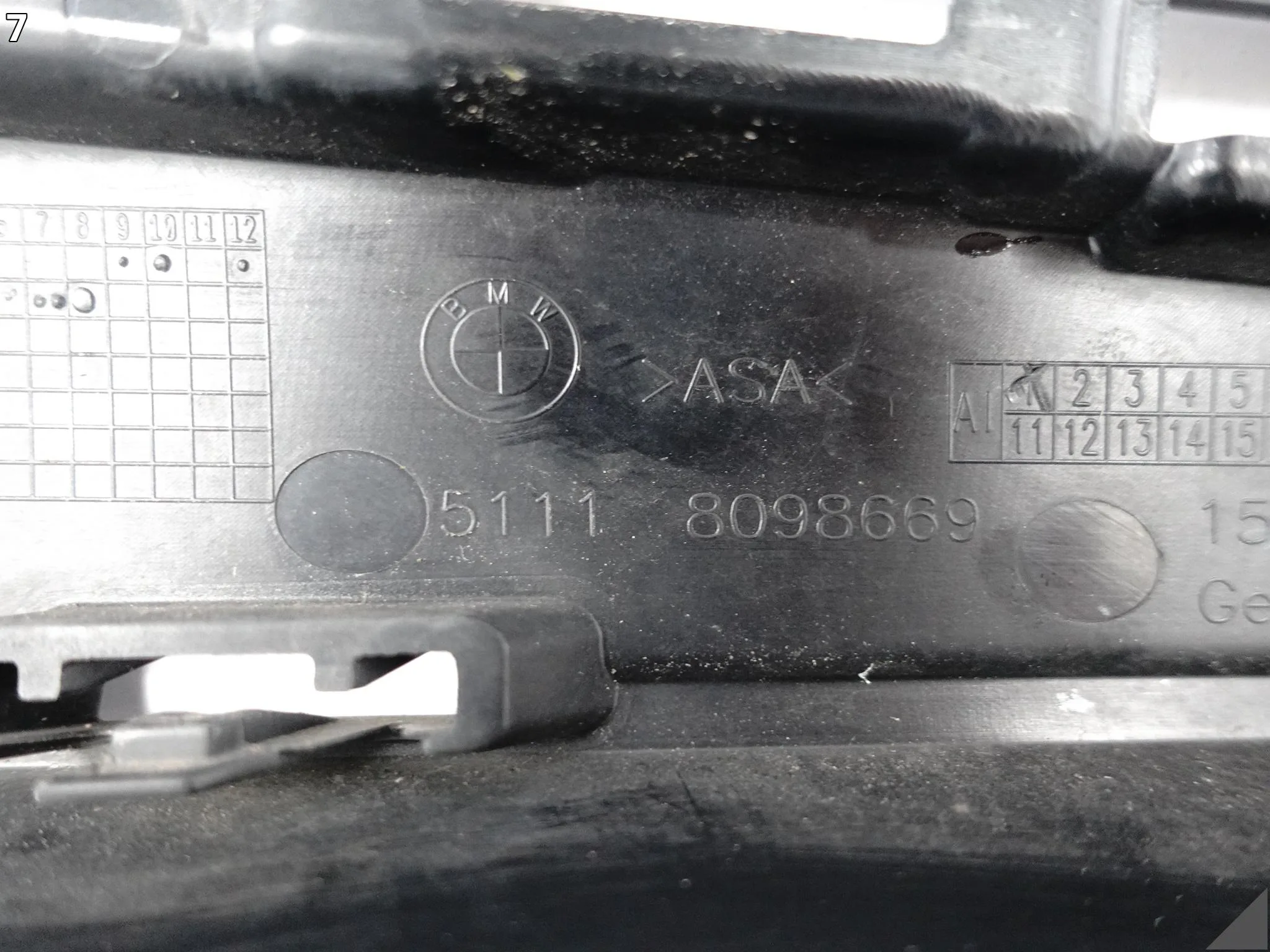 BMW 5 G30 G31 M-PAKIET MSP LCI / LIFT 20-24 ATRAPA W ZDERZAK PRZÓD LEWA BMW 5 G30 G31 M-PAKIET MSP LCI / LIFT 20-24 ATRAPA W ZDERZAK PRZÓD LEWA - obrazek 8