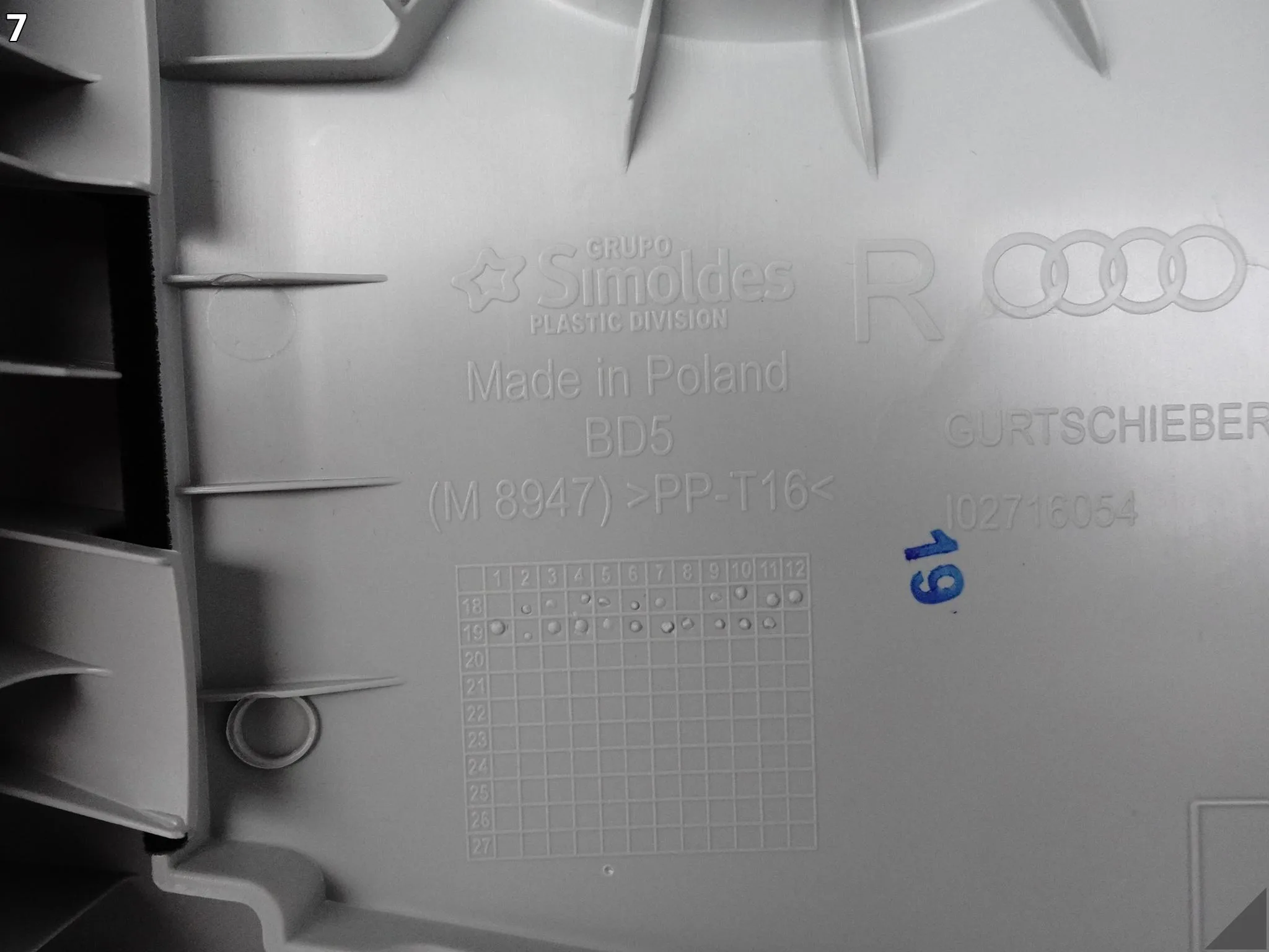 AUDI Q3 II 83A F3 18-25 OSŁONA POSZYCIE LISTWA SŁUPEK B PRAWA EP5 24KM AUDI Q3 II 83A F3 18-25 OSŁONA POSZYCIE LISTWA SŁUPEK B PRAWA EP5 24KM - obrazek 8