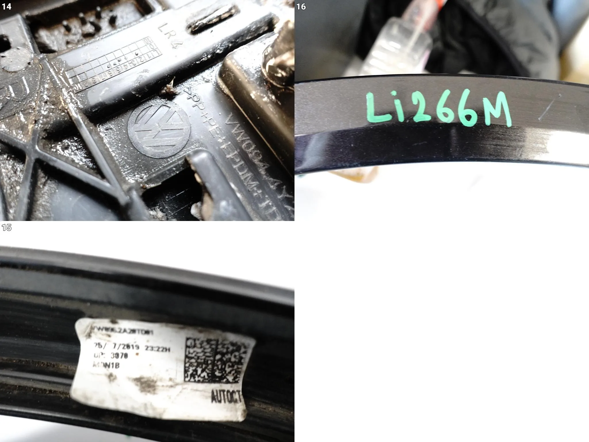 VW TOUAREG III 3 760 CR 18- LISTWA NAKŁADKA OSŁONA NA BŁOTNIK PRZÓD PRAWA VW TOUAREG III 3 760 CR 18- LISTWA NAKŁADKA OSŁONA NA BŁOTNIK PRZÓD PRAWA - obrazek 15