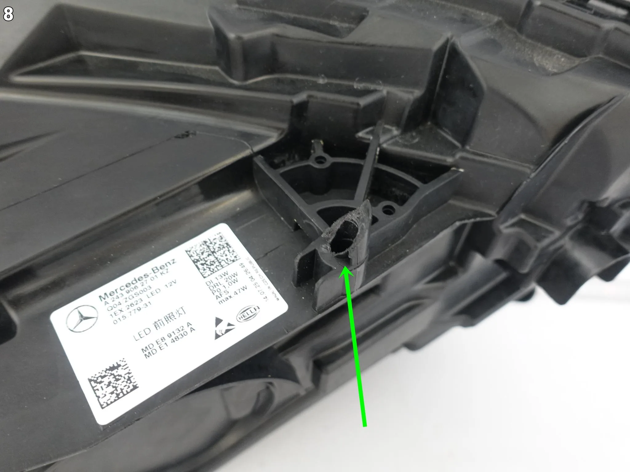 MERCEDES EQB EQA H243 X243 21- FULL LED HIGH PERFORMANCE LAMPA LEWA EU MERCEDES EQB EQA H243 X243 21- FULL LED HIGH PERFORMANCE LAMPA LEWA EU - obrazek 9