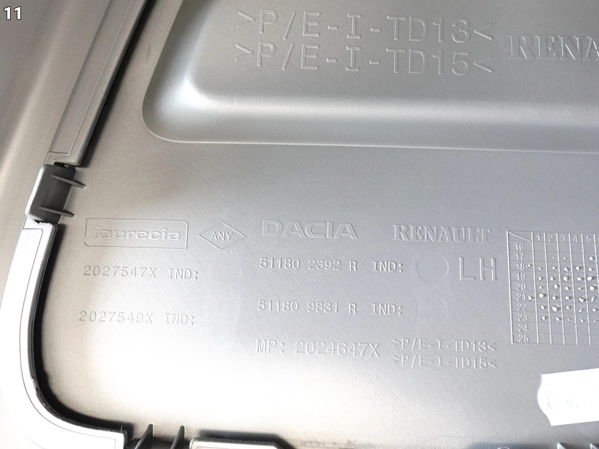 DACIA DUSTER II LIFT 17-24 OSŁONA LISTWA SPOILER ATRAPA GRILL ZDERZAK PRZÓD DACIA DUSTER II LIFT 17-24 OSŁONA LISTWA SPOILER ATRAPA GRILL ZDERZAK PRZÓD - obrazek 12