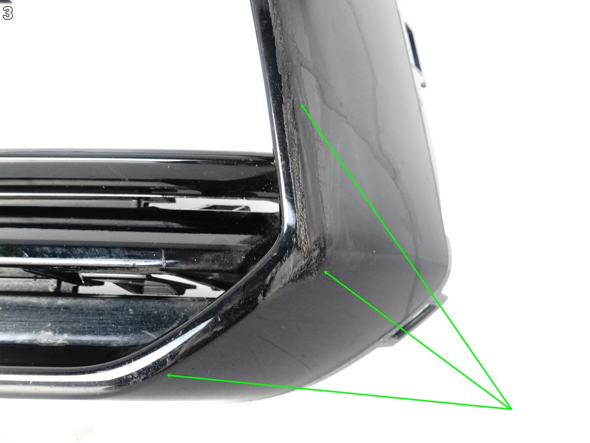 VW TIGUAN II 5NA R-LINE 16-20 RAMKA ATRAPA ZAŚLEPKA WLOT ZDERZAK PRZÓD LEWA VW TIGUAN II 5NA R-LINE 16-20 RAMKA ATRAPA ZAŚLEPKA WLOT ZDERZAK PRZÓD LEWA - obrazek 4
