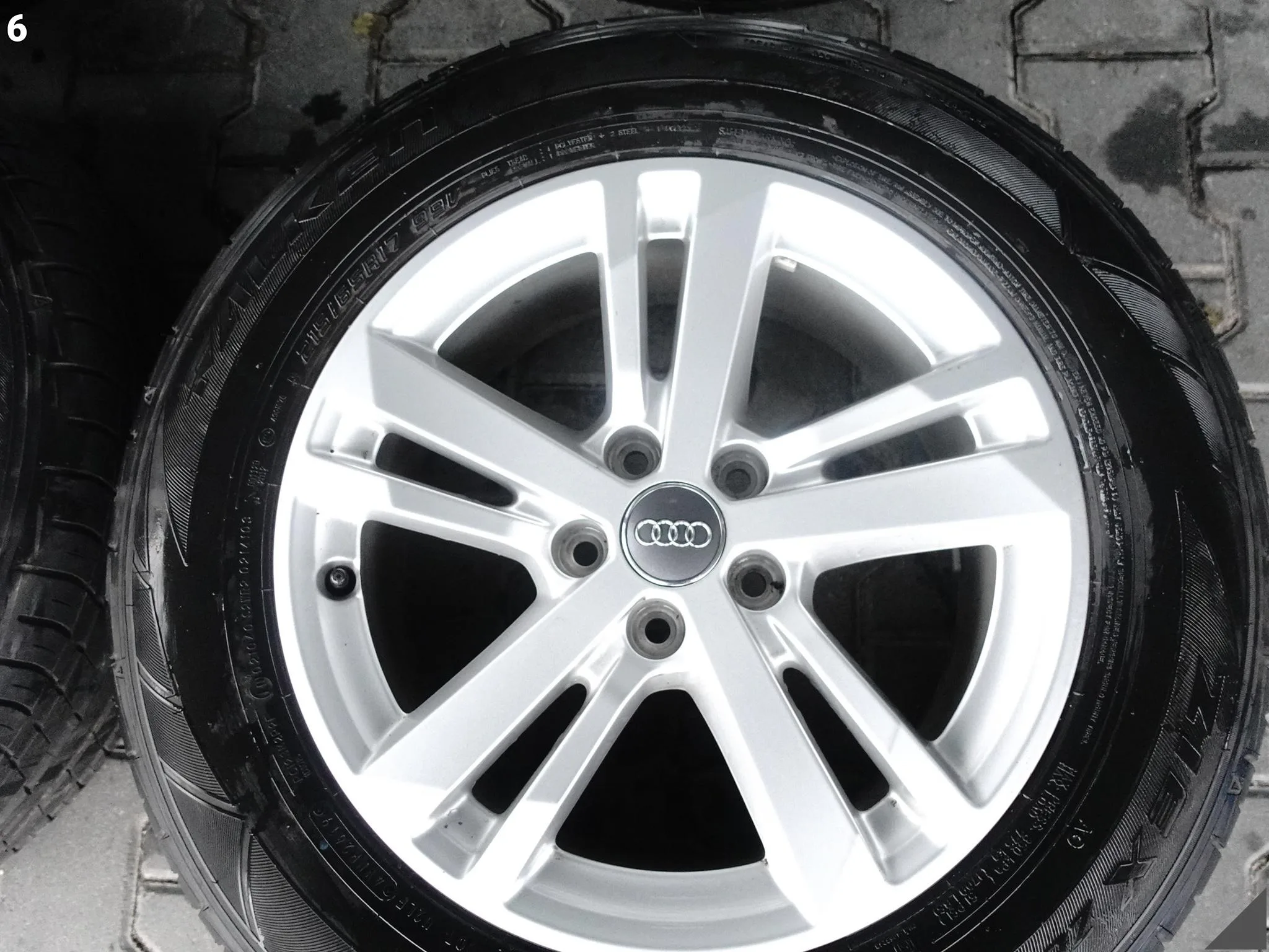 AUDI Q3 83A F3 KOŁA FELGI +OPONY FALKEN 215/65 19ROK 8,7MM LATO 7Jx17 ET40 AUDI Q3 83A F3 KOŁA FELGI +OPONY FALKEN 215/65 19ROK 8,7MM LATO 7Jx17 ET40 - obrazek 7