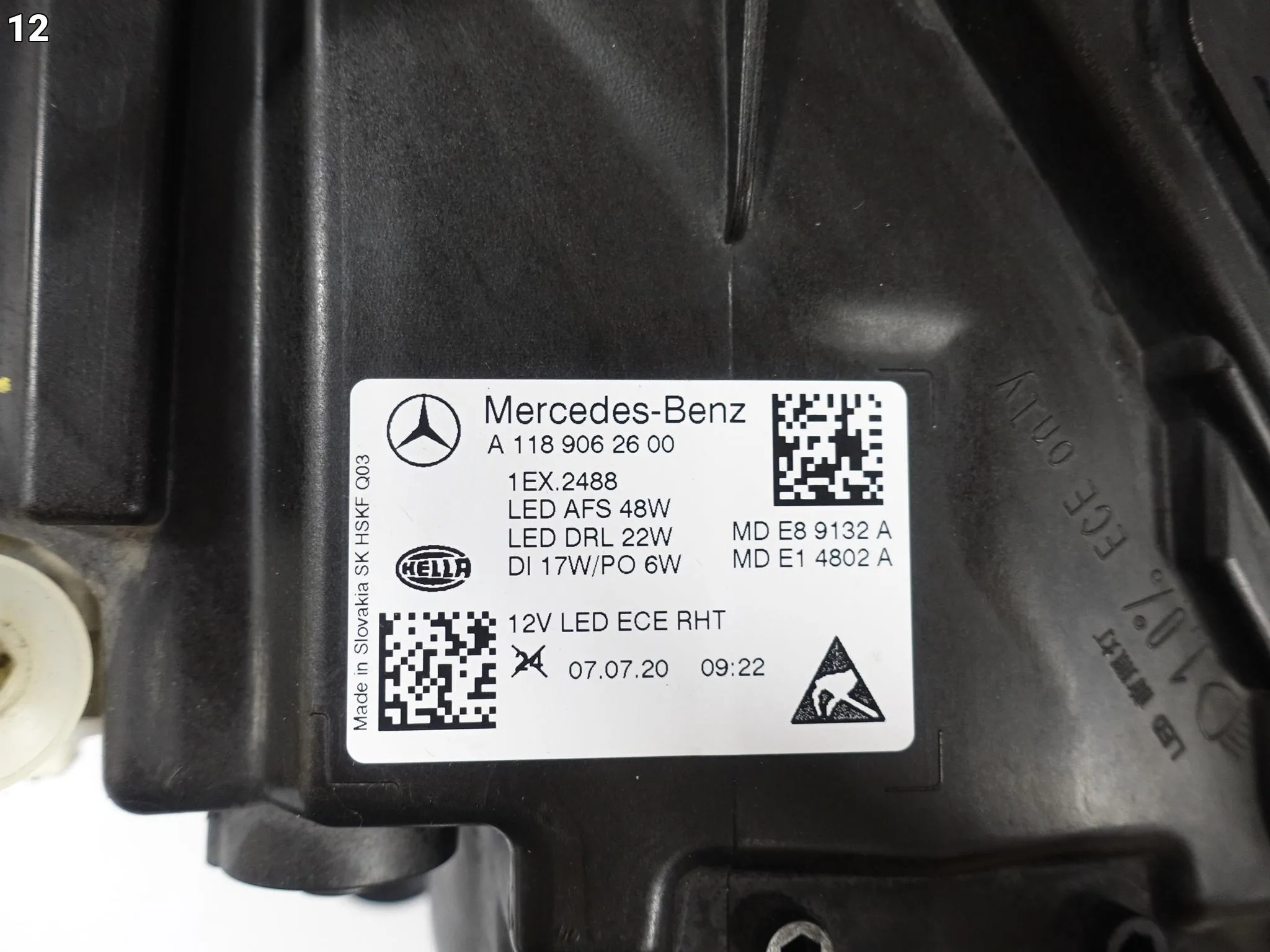MERCEDES CLA II 2 X118 C118 19-23 LAMPA FULL LED HIGH PERFORMANCE PRAWA EU MERCEDES CLA II 2 X118 C118 19-23 LAMPA FULL LED HIGH PERFORMANCE PRAWA EU - obrazek 13