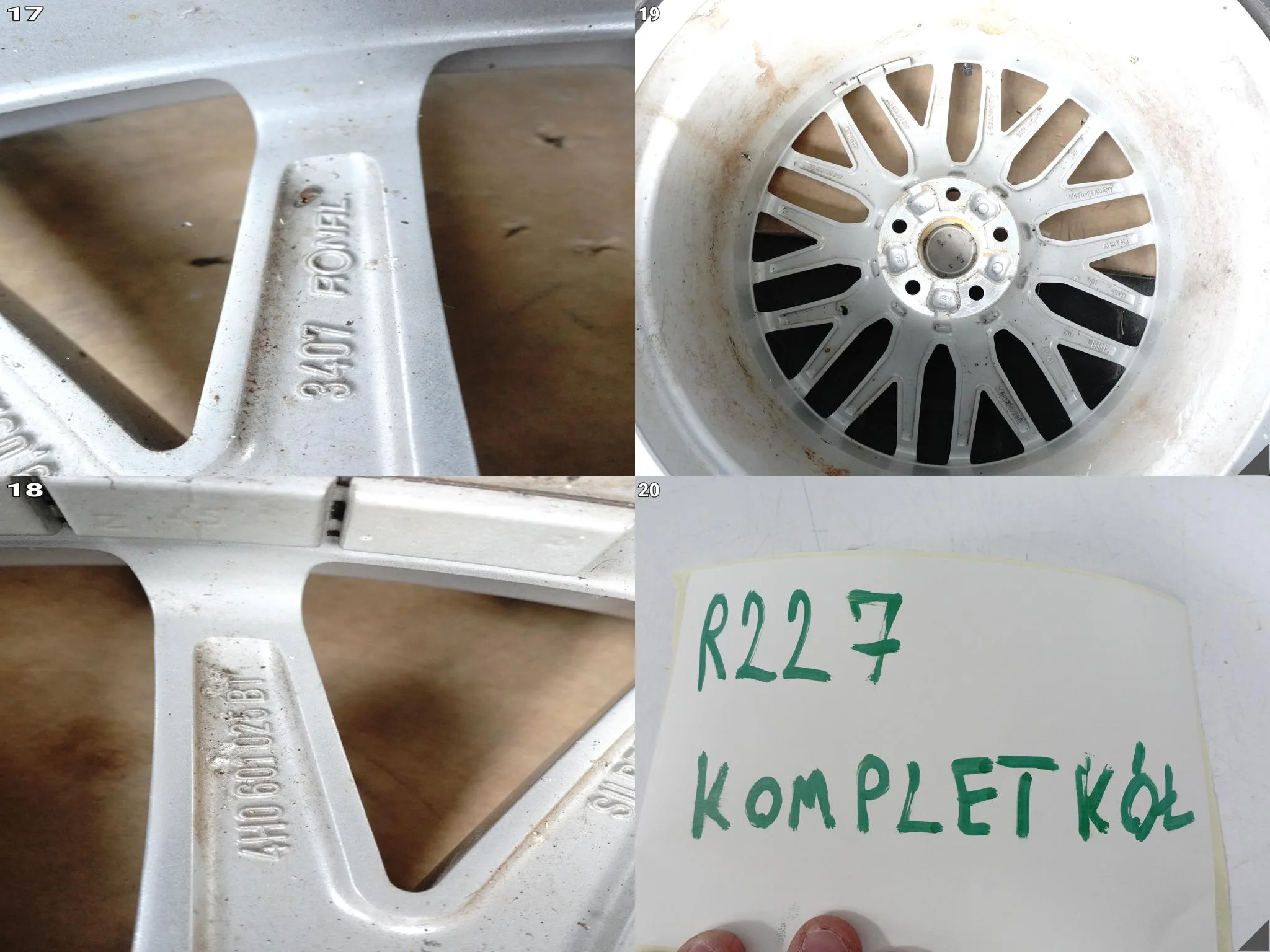 AUDI A7 S7 4G8 C7 A8 S8 4H0 KOŁA FELGI OPONY DUNLOP 265/35 15ROK 9Jx20 ET37 AUDI A7 S7 4G8 C7 A8 S8 4H0 KOŁA FELGI OPONY DUNLOP 265/35 15ROK 9Jx20 ET37 - obrazek 15