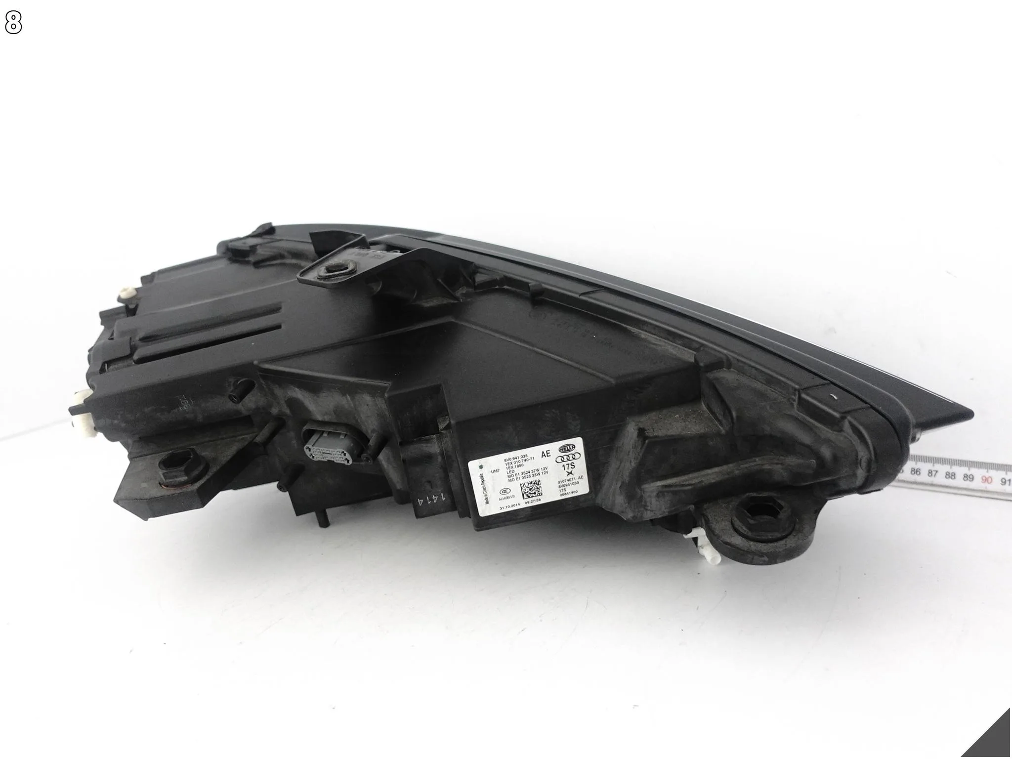 AUDI RS3 A3 S3 8V0 12-16 LAMPA HEADLIGHT FULL LED LEWA PRZÓD EUROPA AUDI RS3 A3 S3 8V0 12-16 LAMPA HEADLIGHT FULL LED LEWA PRZÓD EUROPA - obrazek 9