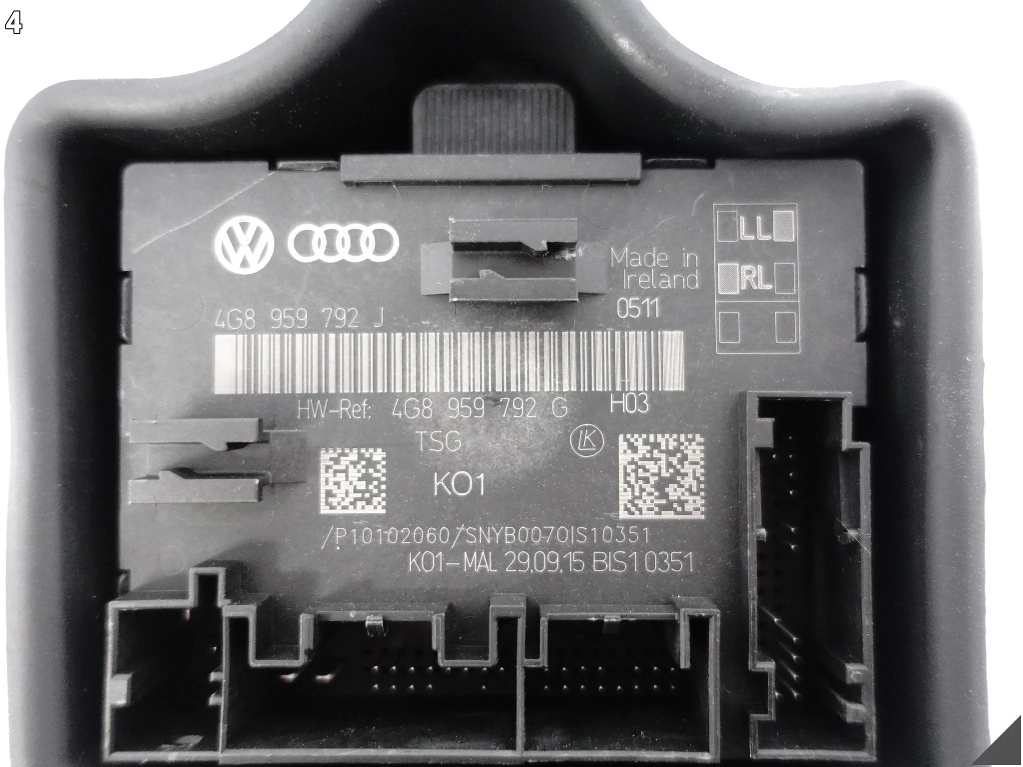AUDI A7 S7 RS7 4G8 A6 S6 RS6 4G0 C7 10-18 MODUŁ STEROWNIK DRZWI PRAWY PRZÓD AUDI A7 S7 RS7 4G8 A6 S6 RS6 4G0 C7 10-18 MODUŁ STEROWNIK DRZWI PRAWY PRZÓD - obrazek 5