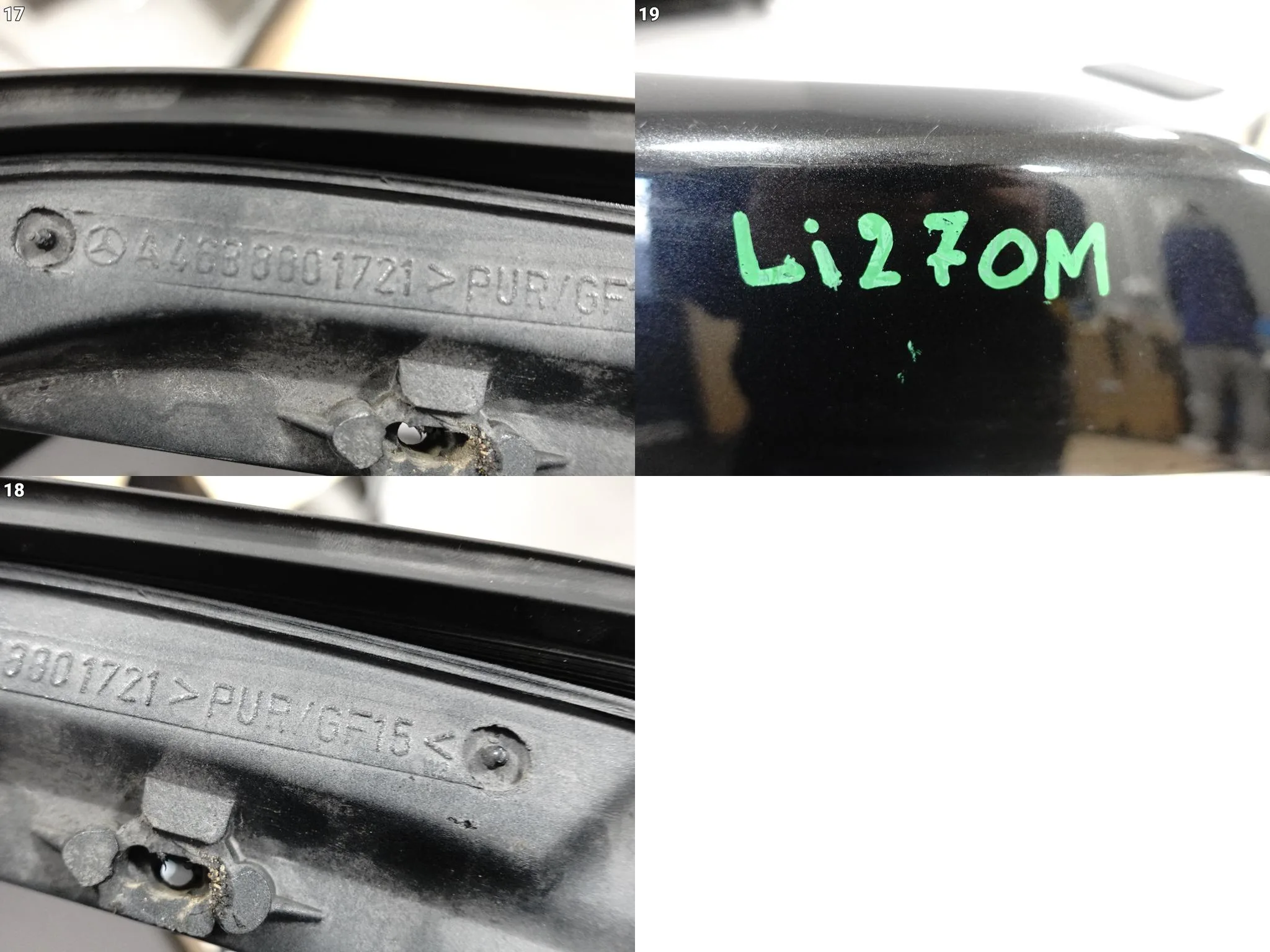 MERCEDES G-KLASA W463 AMG LIFT 02-18 LISTWA NAKŁADKA NA BŁOTNIK TYŁ PRAWA MERCEDES G-KLASA W463 AMG LIFT 02-18 LISTWA NAKŁADKA NA BŁOTNIK TYŁ PRAWA - obrazek 15