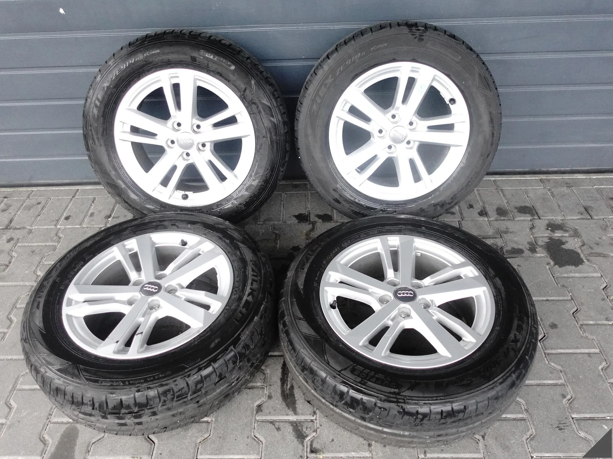 AUDI Q3 83A F3 KOŁA FELGI +OPONY FALKEN 215/65 19ROK 8,7MM LATO 7Jx17 ET40 AUDI Q3 83A F3 KOŁA FELGI +OPONY FALKEN 215/65 19ROK 8,7MM LATO 7Jx17 ET40