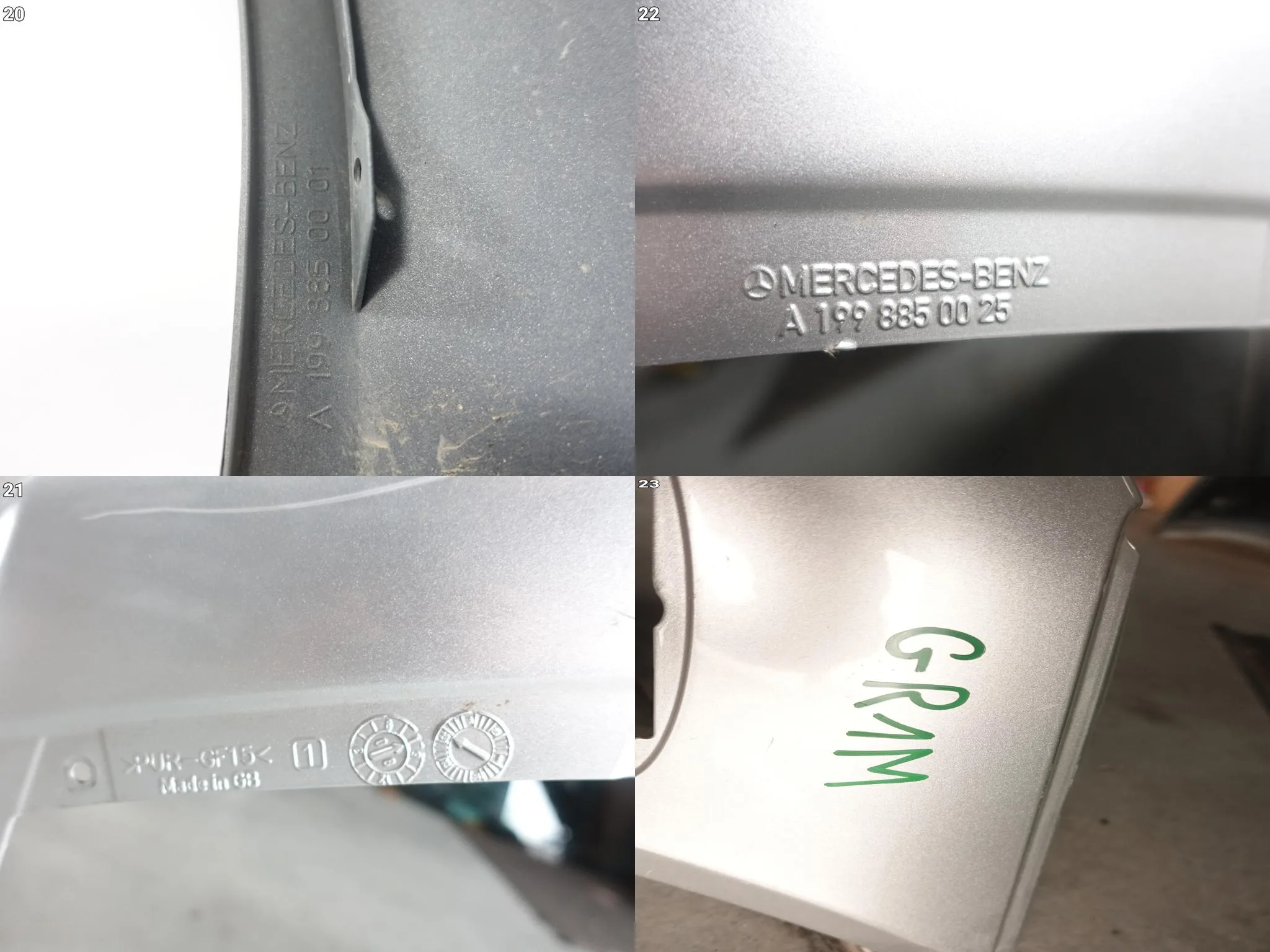 MERCEDES SLR McLAREN C199 R199 Z199 03-10 ZDERZAK SPOILER ATRAPA PRZÓD MERCEDES SLR McLAREN C199 R199 Z199 03-10 ZDERZAK SPOILER ATRAPA PRZÓD - obrazek 15