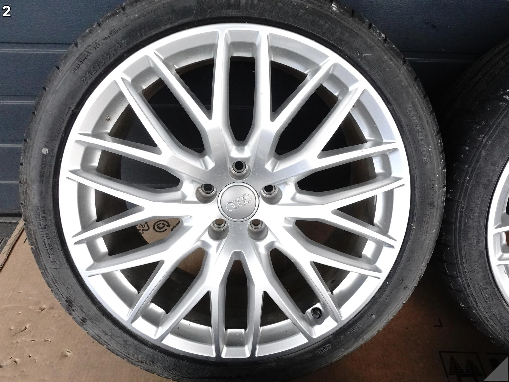 AUDI A7 S7 4G8 C7 A8 S8 4H0 KOŁA FELGI OPONY DUNLOP 265/35 15ROK 9Jx20 ET37 AUDI A7 S7 4G8 C7 A8 S8 4H0 KOŁA FELGI OPONY DUNLOP 265/35 15ROK 9Jx20 ET37 - obrazek 3