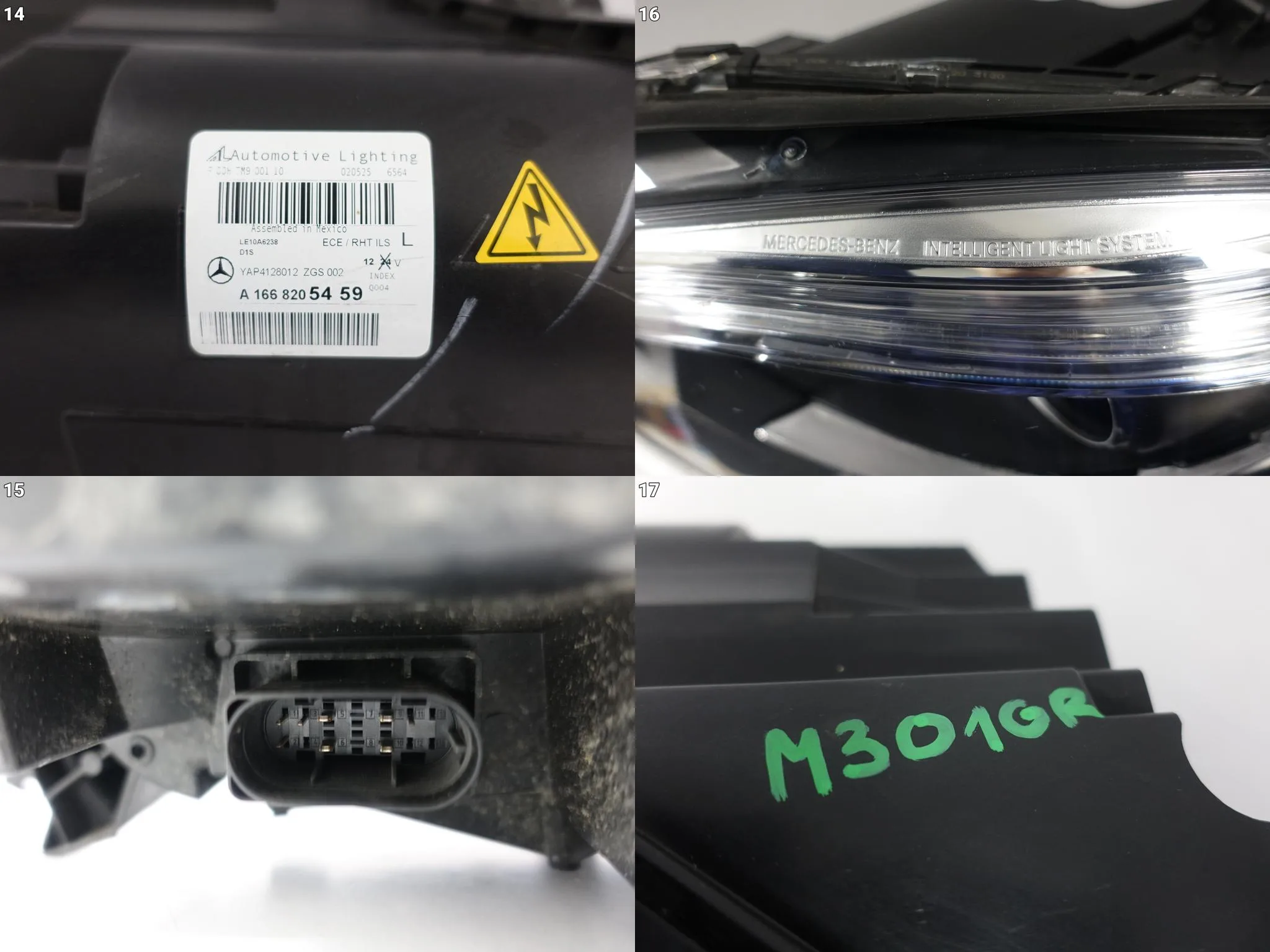 MERCEDES ML W166 11-15 LAMPA XENON + LED ILS LEWA PRZÓD EUROPA aca1f524ded4576634549da17f8e4249
