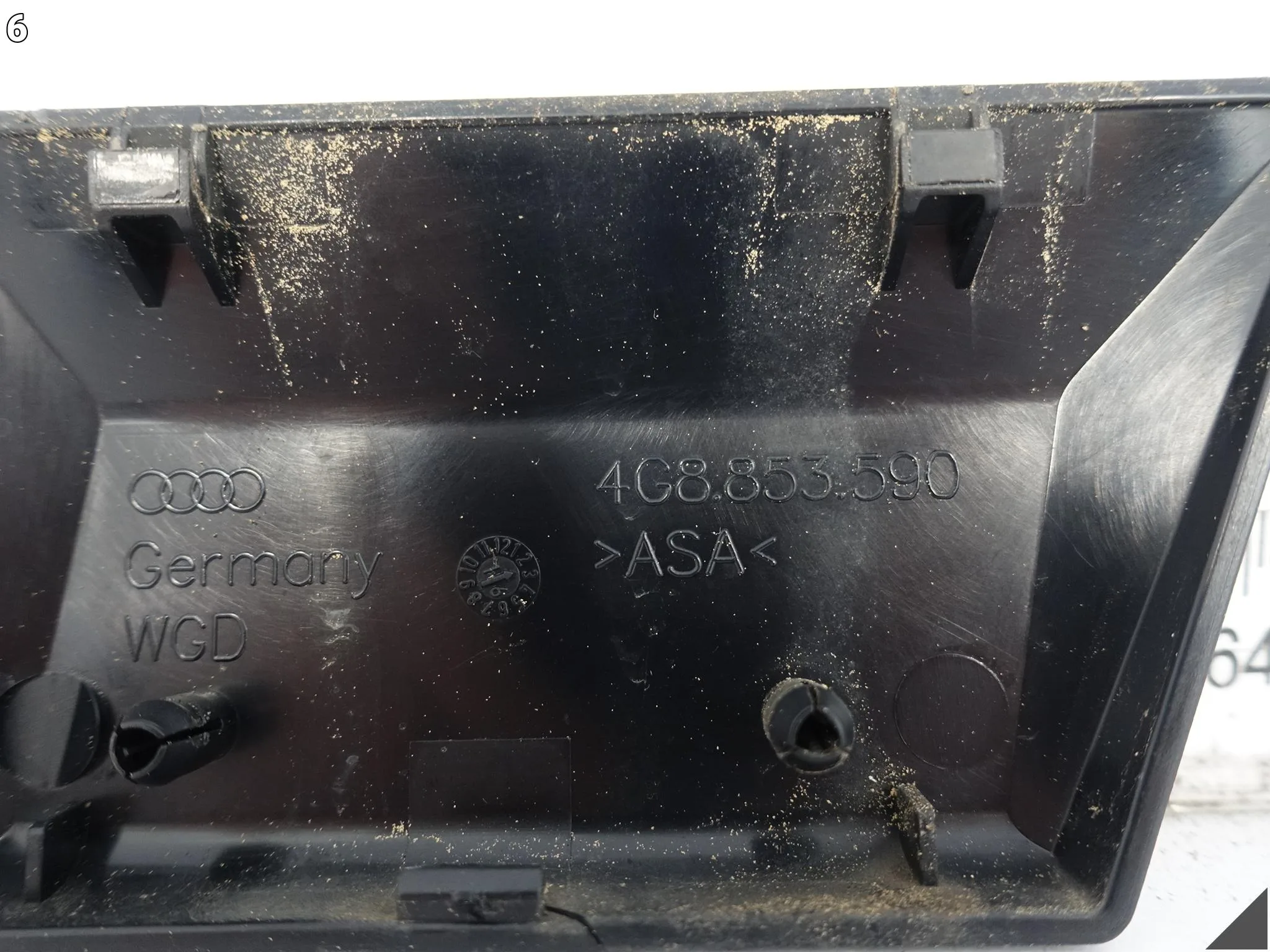 AUDI A7 S7 RS7 4G8 C7 10-18 LISTWA OSŁONA POSZYCIE SŁUPKA B PRAWA T94 AUDI A7 S7 RS7 4G8 C7 10-18 LISTWA OSŁONA POSZYCIE SŁUPKA B PRAWA T94 - obrazek 7